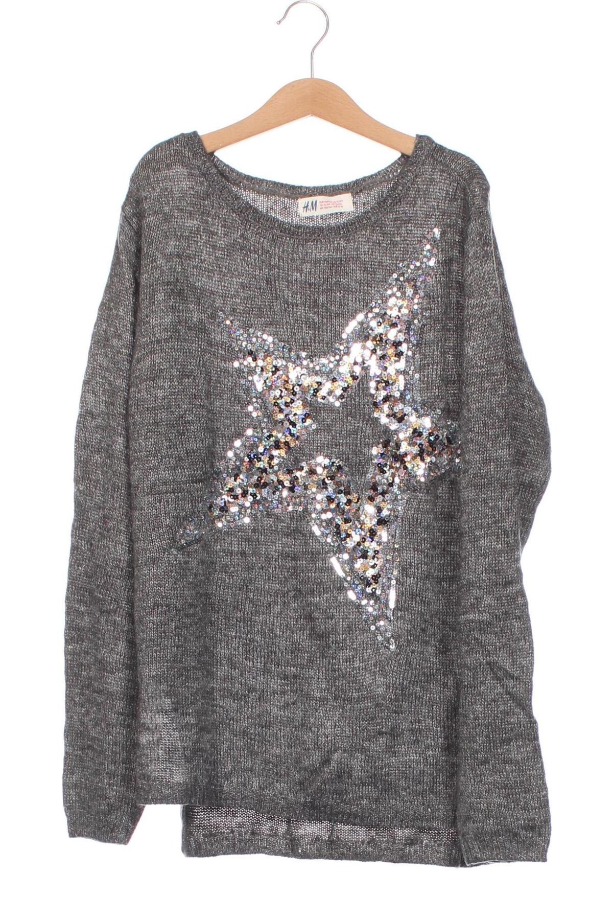 Kinderpullover H&M, Größe 13-14y/ 164-168 cm, Farbe Grau, Preis € 7,49