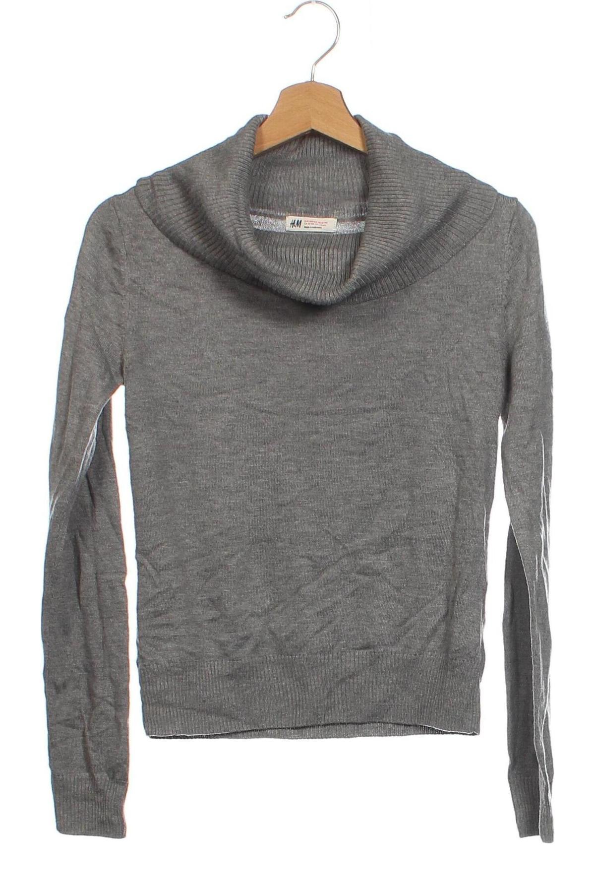 Dziecięcy sweter H&M, Rozmiar 12-13y/ 158-164 cm, Kolor Szary, Cena 28,99 zł