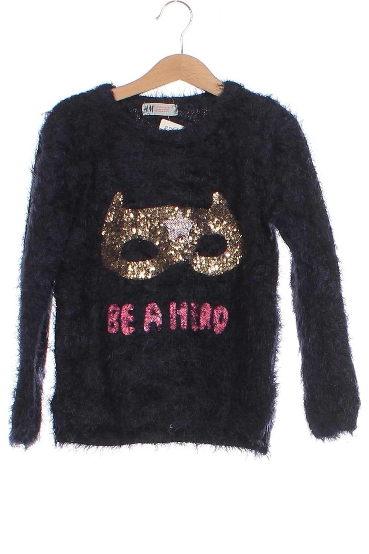 Dziecięcy sweter H&M, Rozmiar 7-8y/ 128-134 cm, Kolor Fioletowy, Cena 33,99 zł