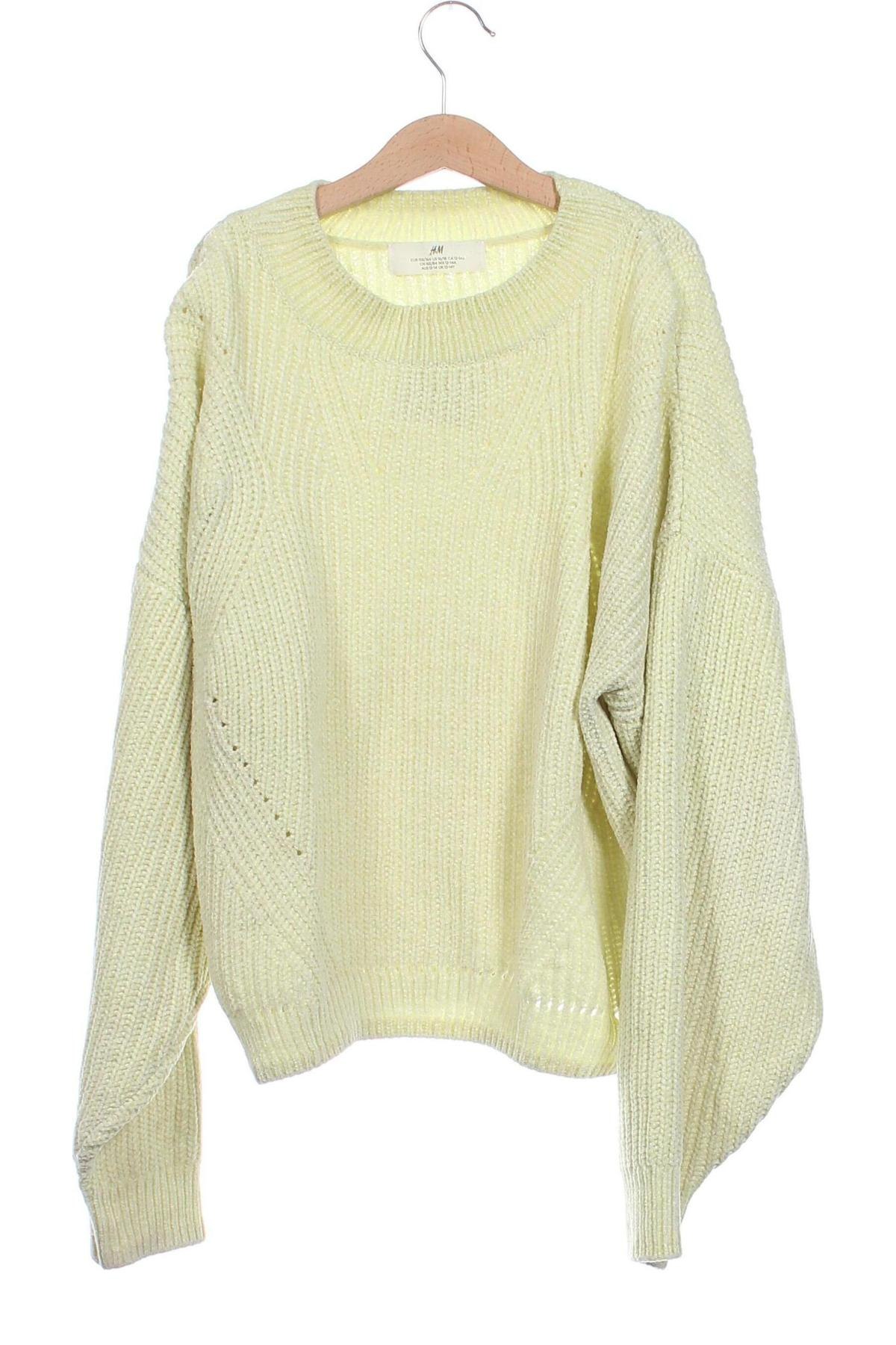 Kinderpullover H&M, Größe 13-14y/ 164-168 cm, Farbe Grün, Preis 7,49 €