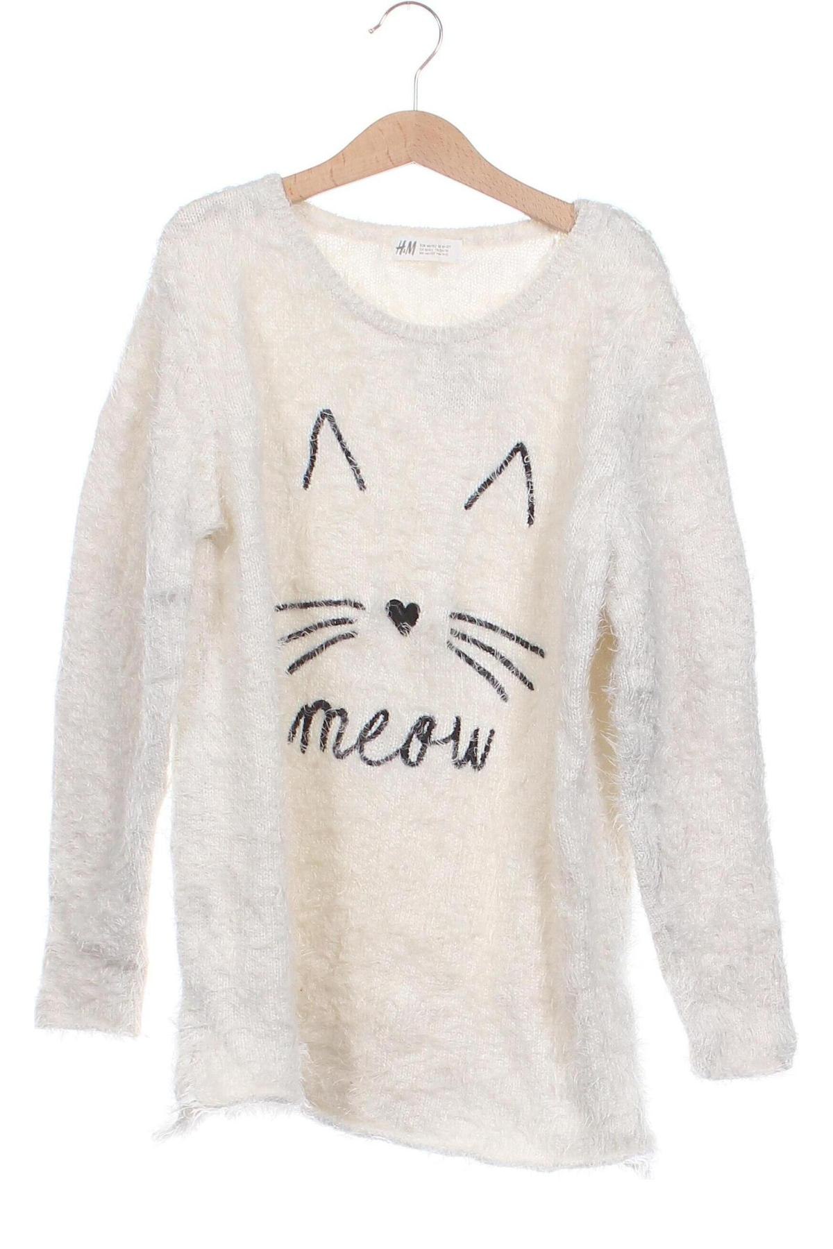 Kinderpullover H&M, Größe 9-10y/ 140-146 cm, Farbe Ecru, Preis € 11,99