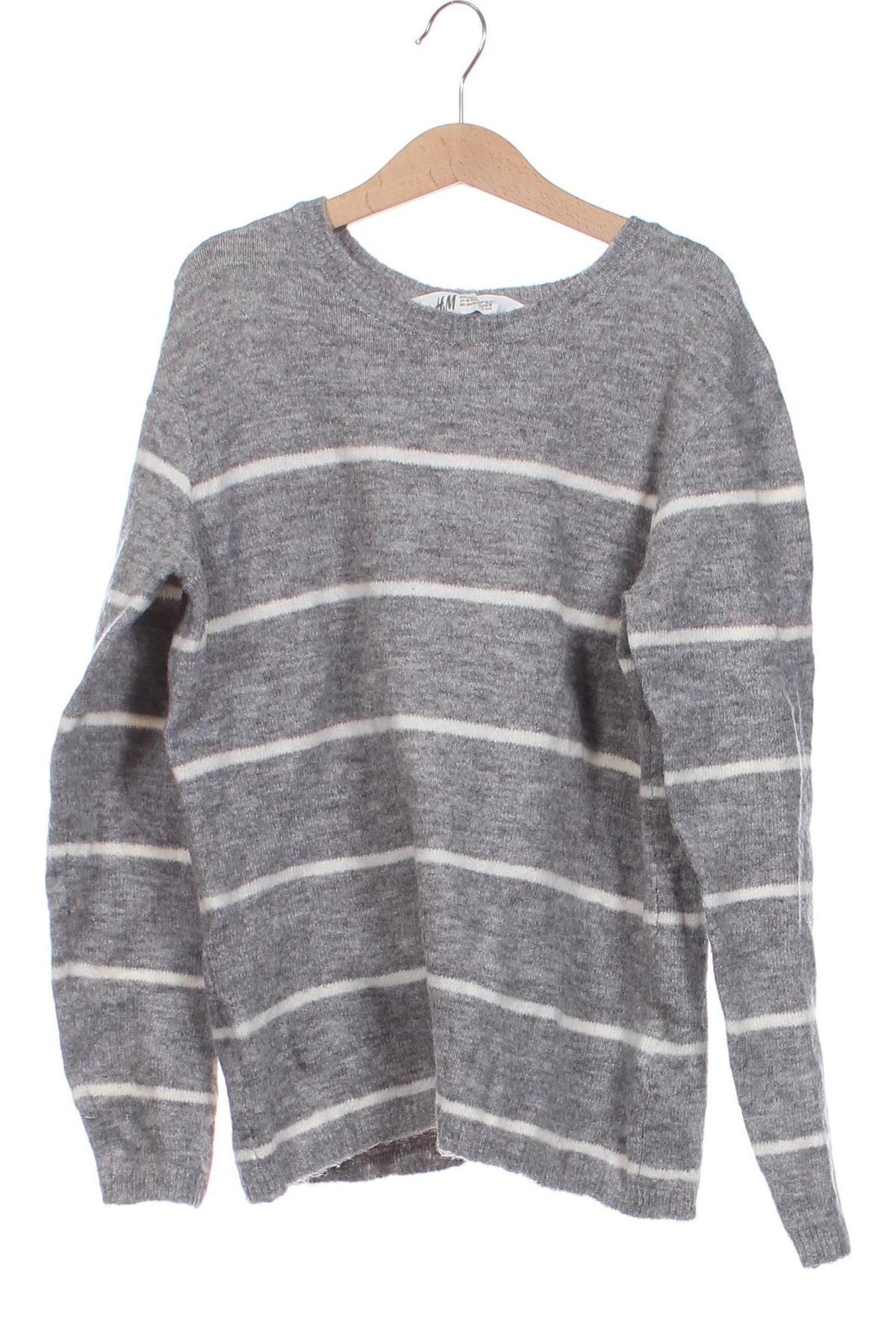 Kinderpullover H&M, Größe 9-10y/ 140-146 cm, Farbe Grau, Preis € 8,99