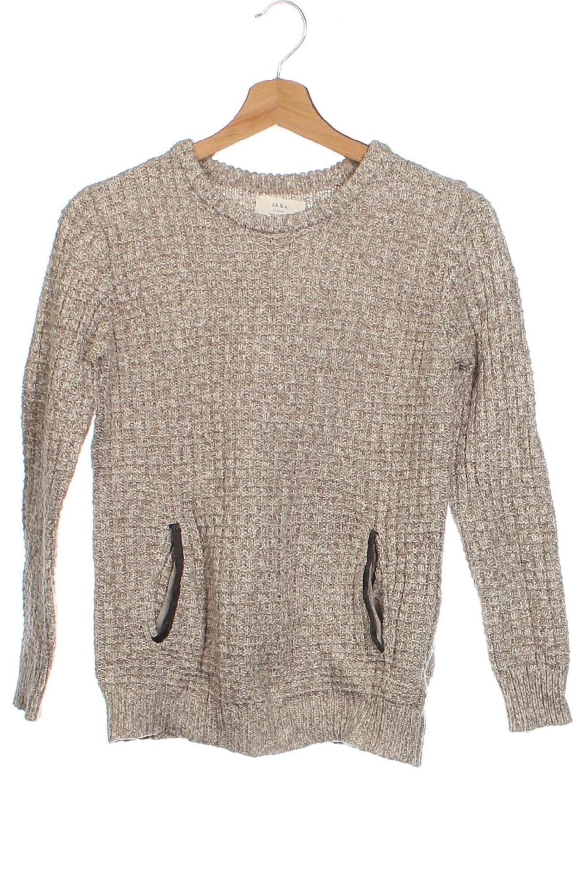 Dziecięcy sweter Zara, Rozmiar 10-11y/ 146-152 cm, Kolor Beżowy, Cena 27,99 zł