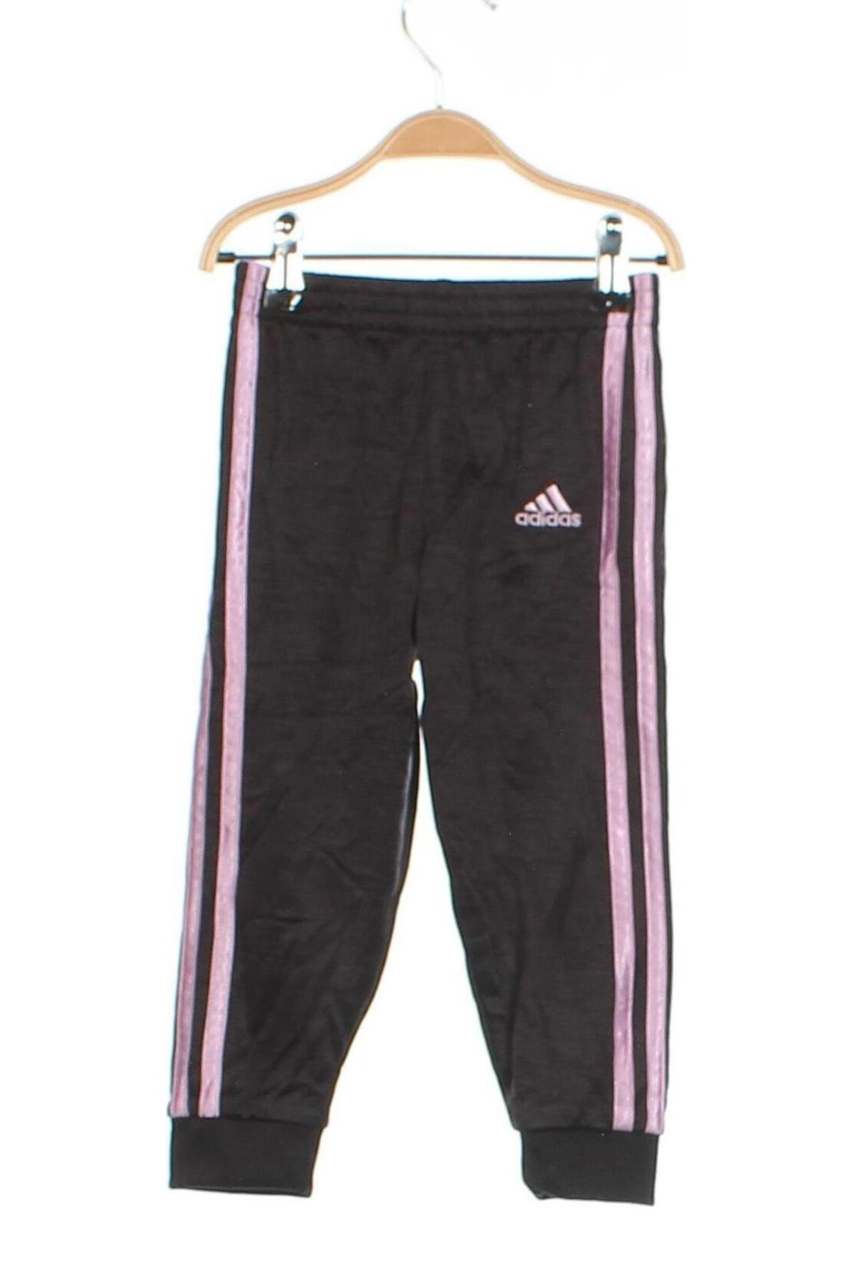 Παιδική κάτω φόρμα Adidas, Μέγεθος 2-3y/ 98-104 εκ., Χρώμα Μαύρο, Τιμή 17,99 €