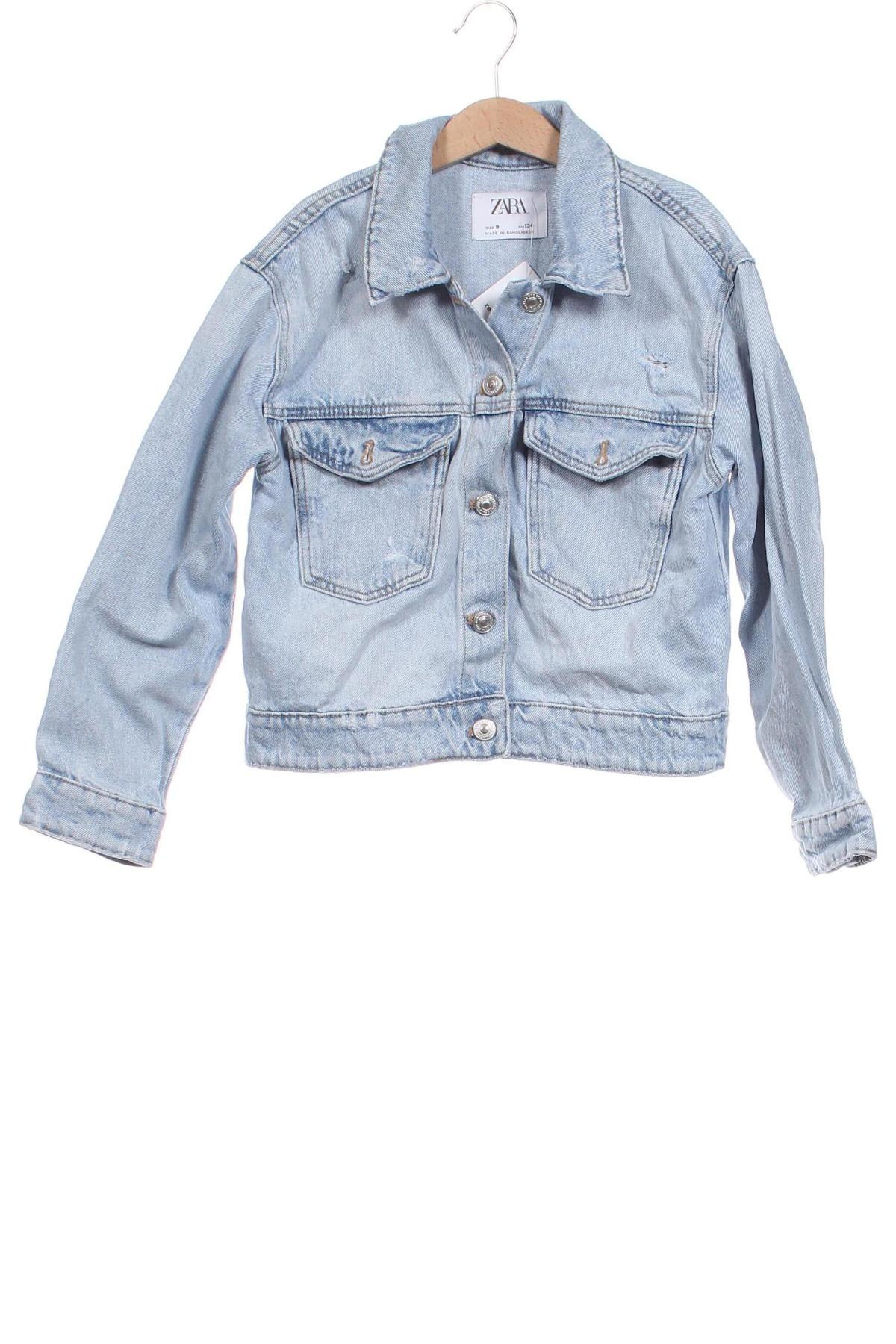 Kinderjacke Zara, Größe 8-9y/ 134-140 cm, Farbe Blau, Preis € 17,99