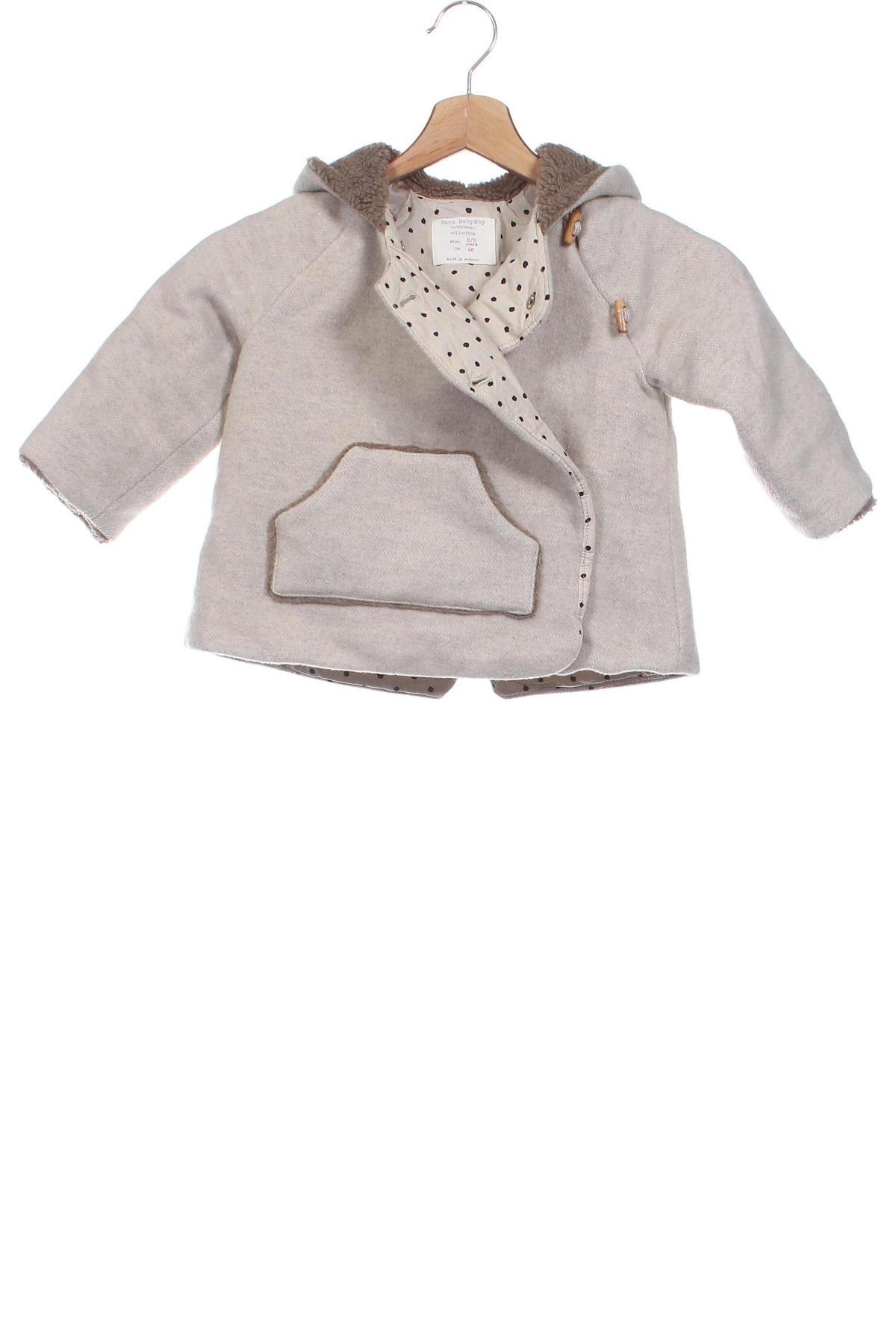 Kinderjacke Zara, Größe 18-24m/ 86-98 cm, Farbe Beige, Preis € 13,99