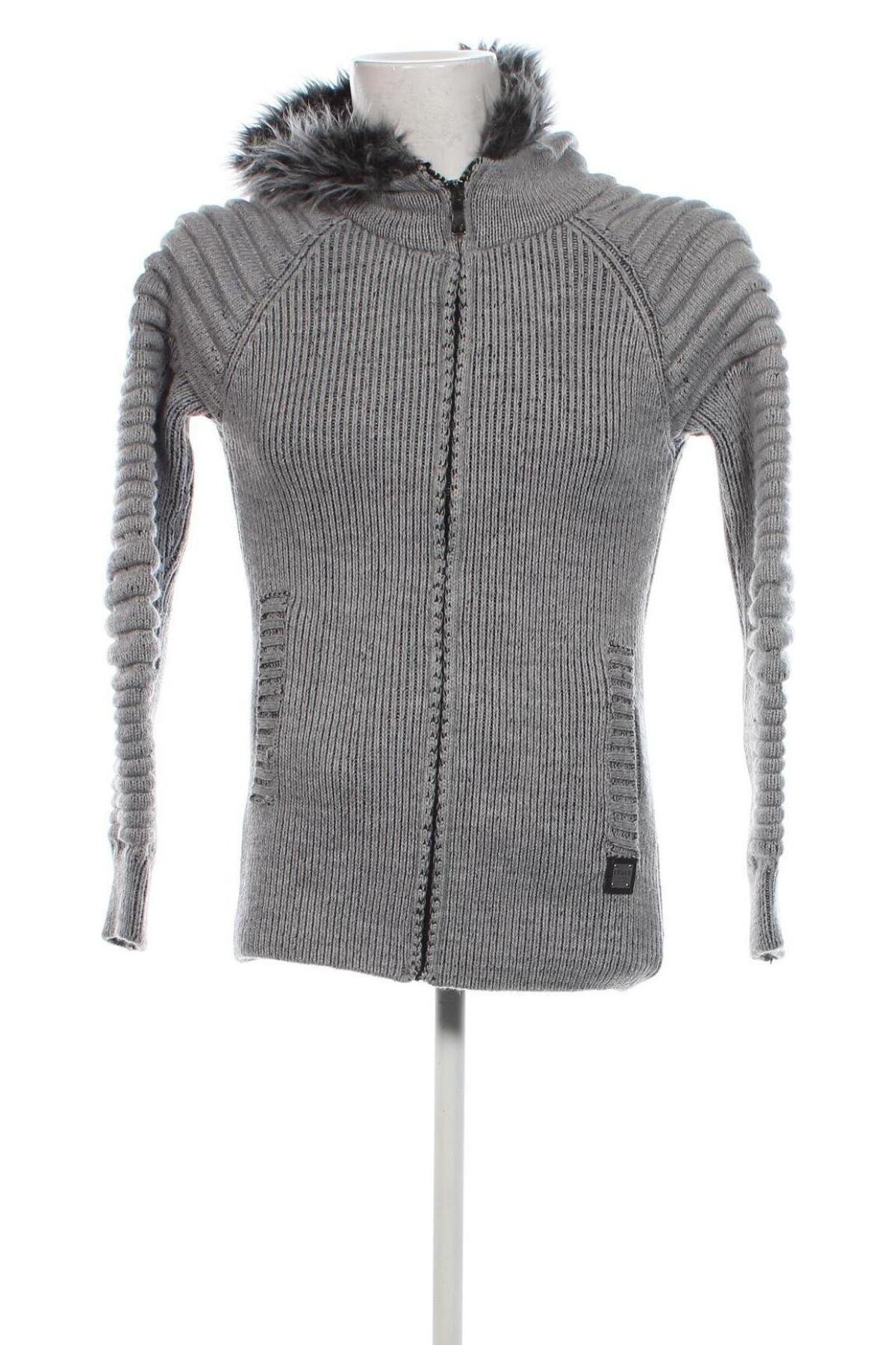 Herren Strickjacke, Größe L, Farbe Grau, Preis € 19,95