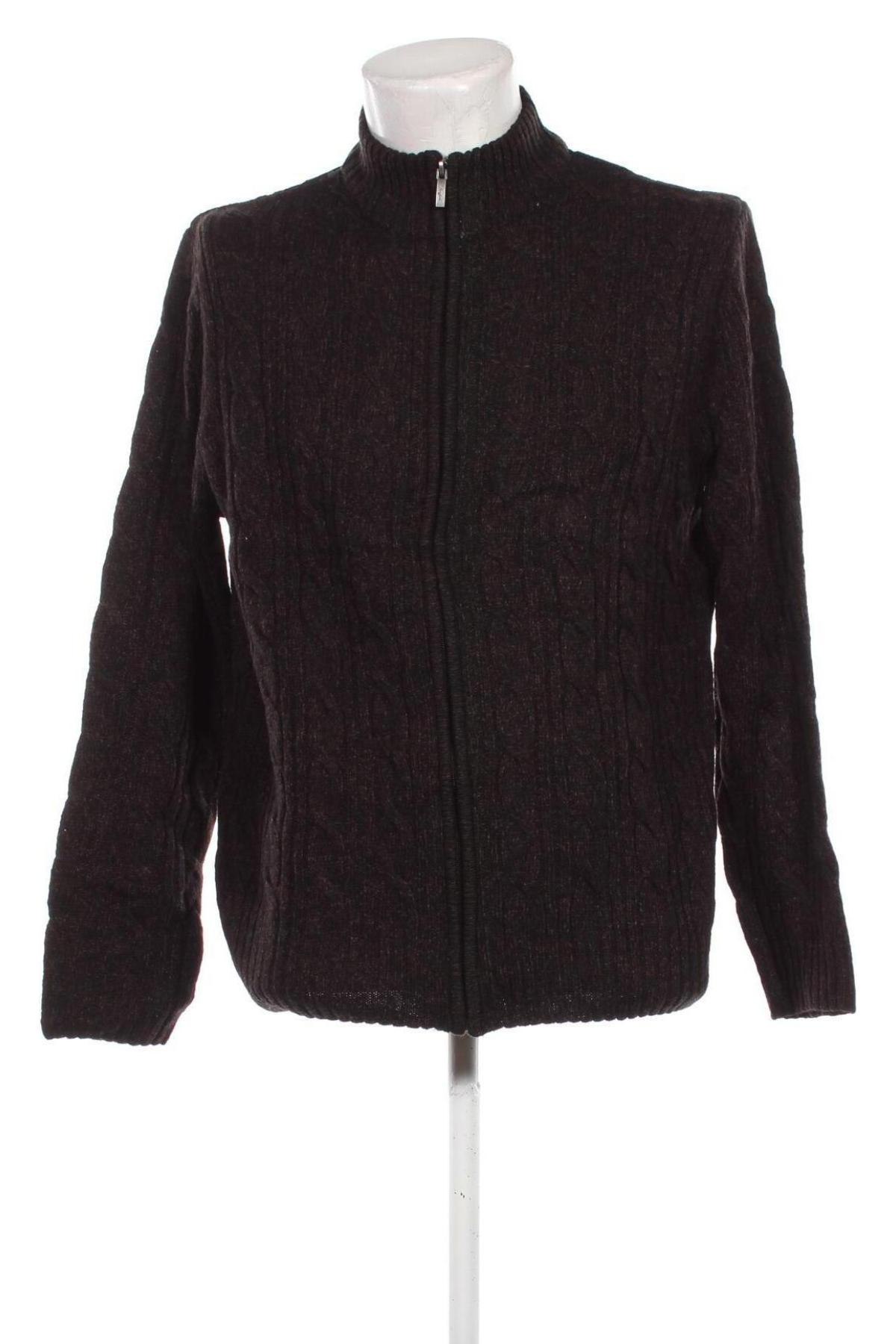 Herren Strickjacke Kingfield, Größe M, Farbe Braun, Preis € 27,49