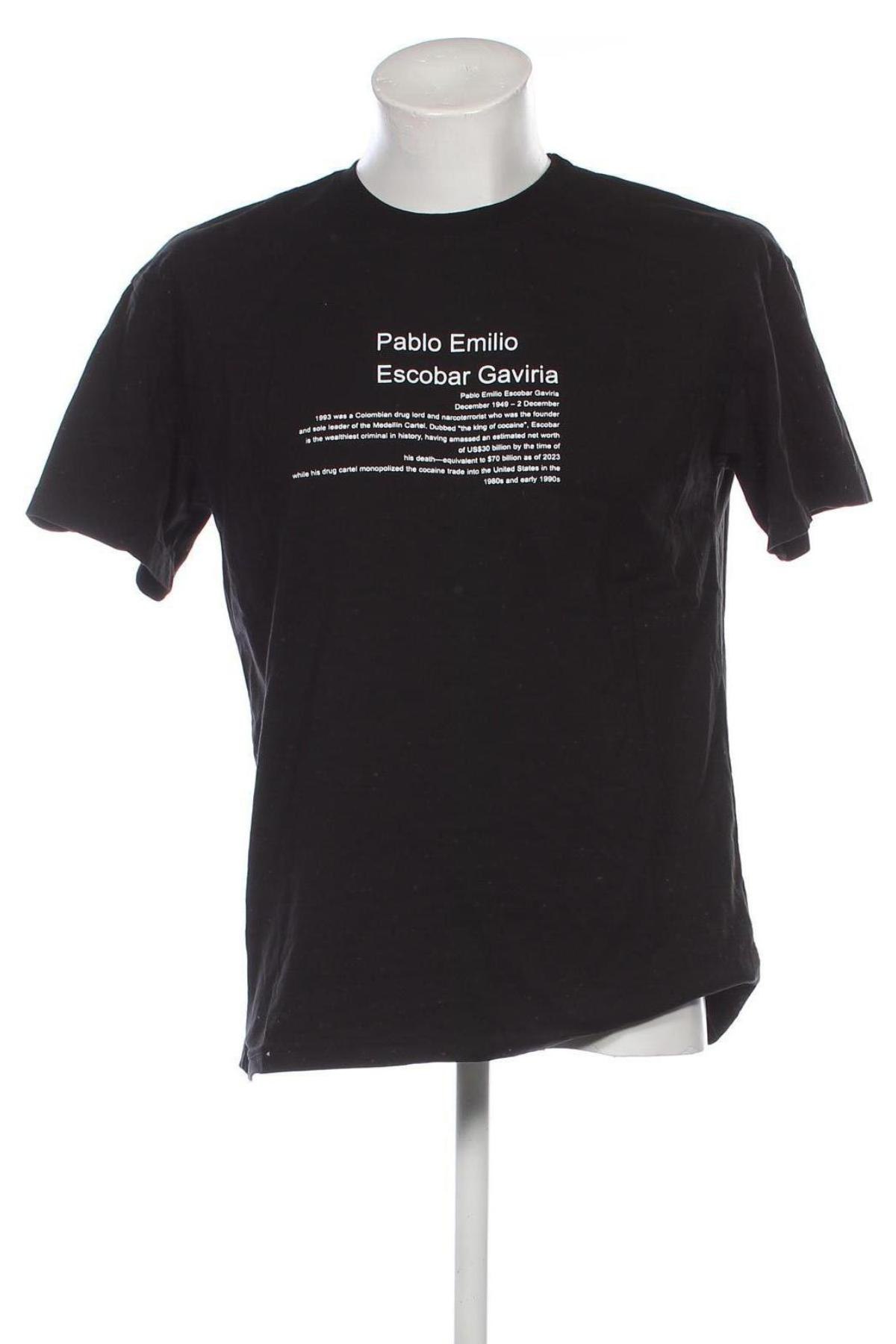 Ανδρικό t-shirt, Μέγεθος L, Χρώμα Μαύρο, Τιμή 9,72 €