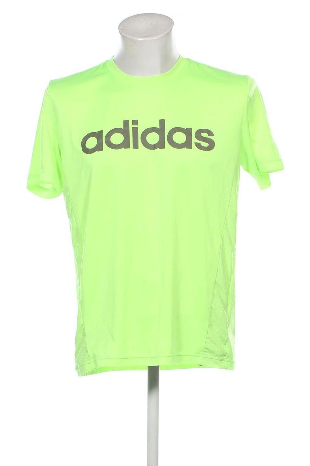 Herren T-Shirt Adidas, Größe L, Farbe Grün, Preis 23,99 €