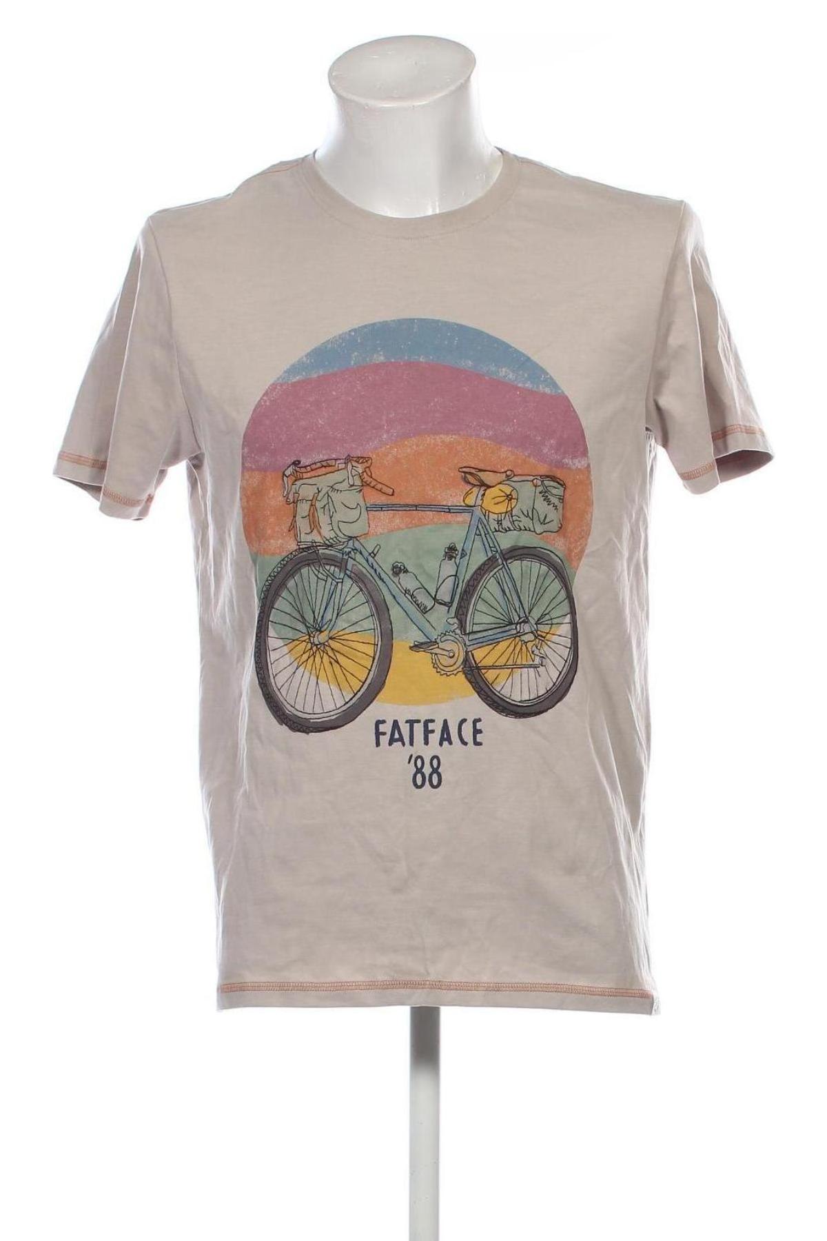 Herren T-Shirt Fat Face, Größe L, Farbe Beige, Preis € 31,71