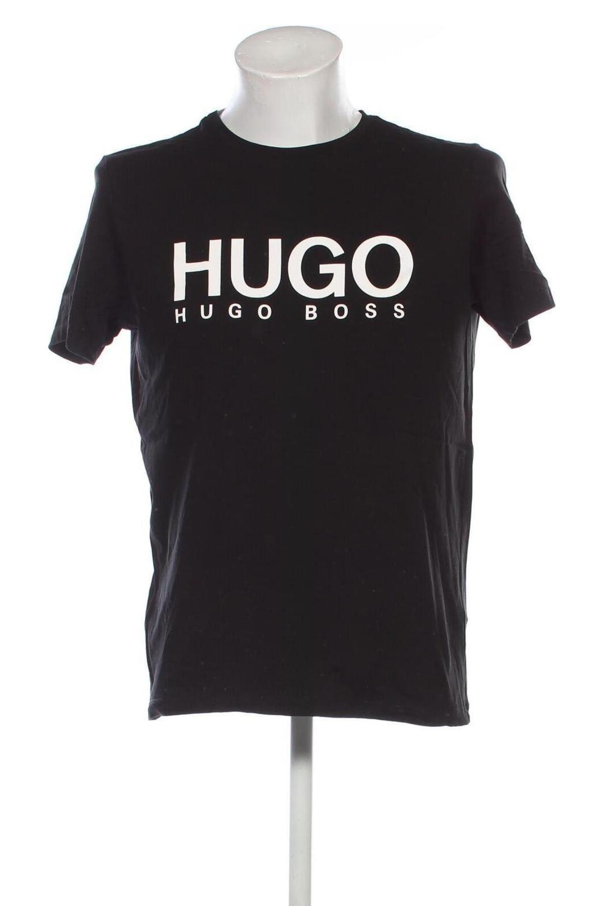 Herren T-Shirt Hugo Boss, Größe M, Farbe Schwarz, Preis 31,71 €