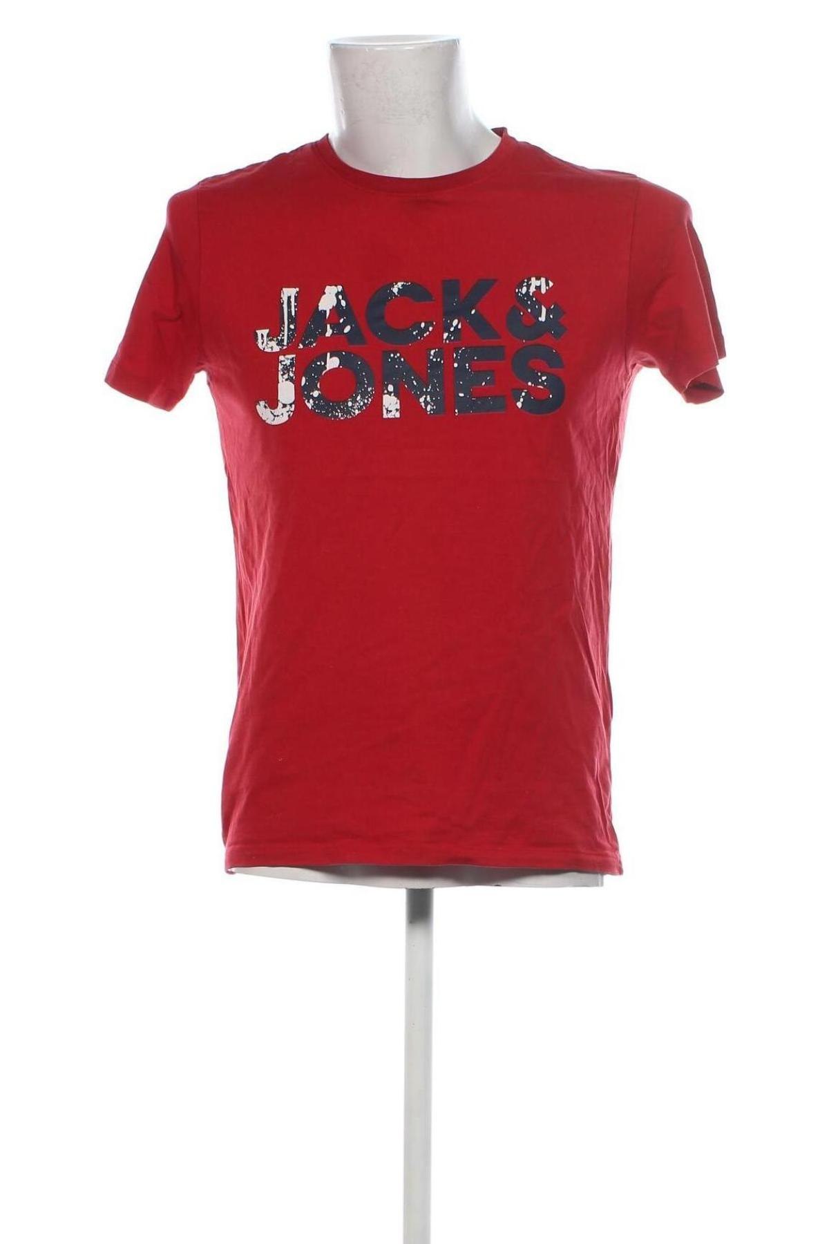 Pánske tričko  Jack & Jones, Veľkosť S, Farba Červená, Cena  9,21 €