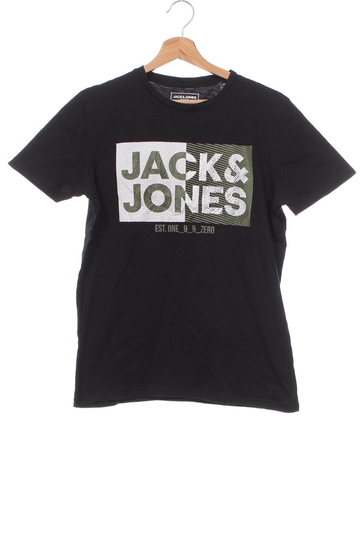 Herren T-Shirt Jack & Jones, Größe XS, Farbe Schwarz, Preis € 9,21