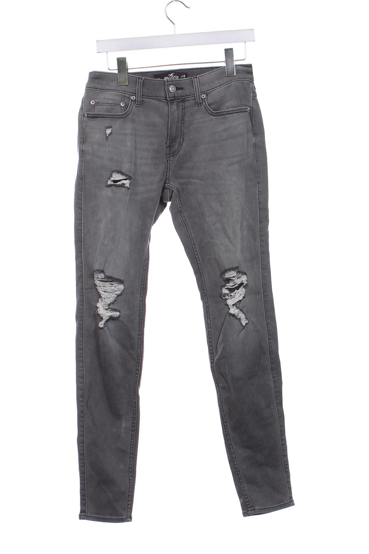 Herren Jeans Hollister, Größe S, Farbe Grau, Preis € 17,49