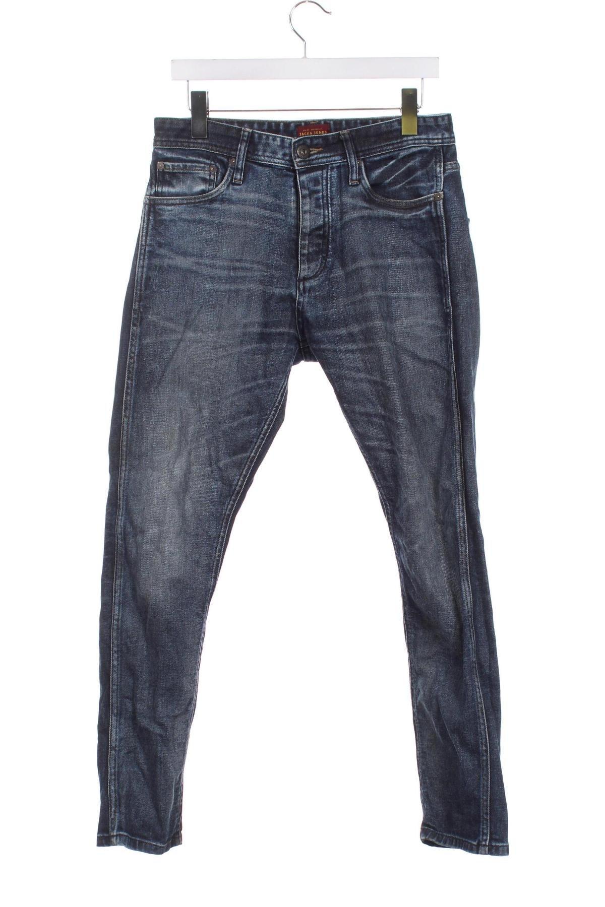 Męskie jeansy Jack & Jones, Rozmiar XS, Kolor Niebieski, Cena 69,99 zł