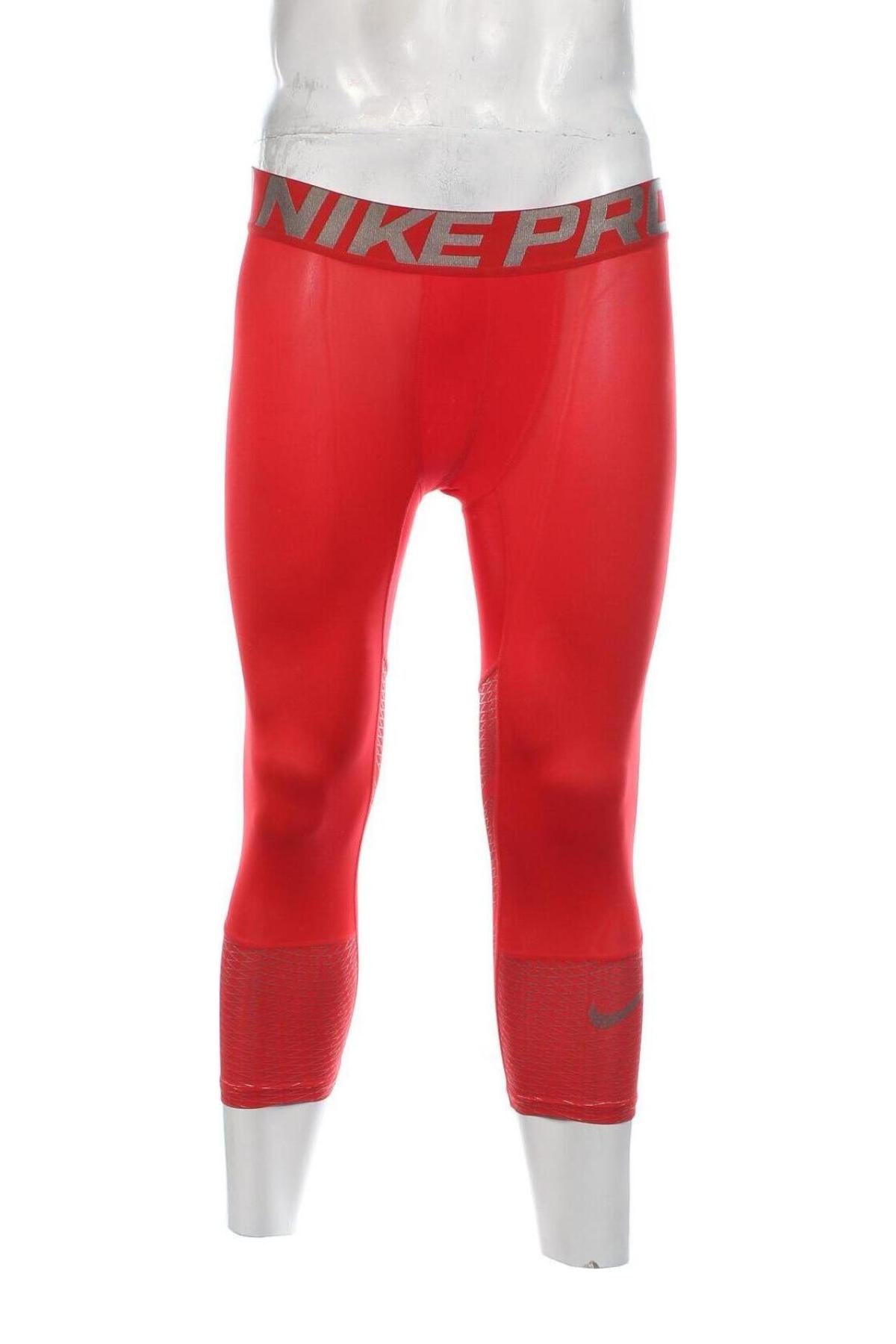 Męskie legginsy Nike, Rozmiar M, Kolor Czerwony, Cena 94,25 zł