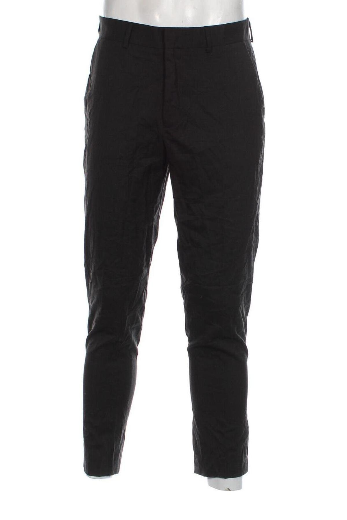 Pantaloni de bărbați Asso, Mărime M, Culoare Negru, Preț 128,99 Lei