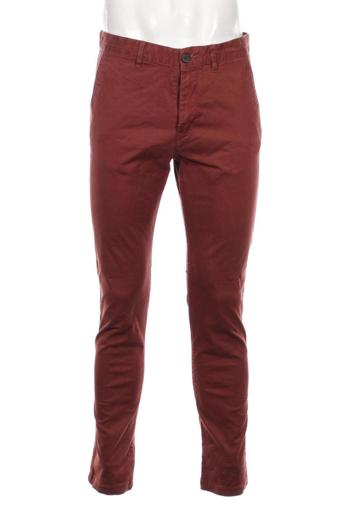 Pantaloni de bărbați H&M L.O.G.G., Mărime M, Culoare Roșu, Preț 128,99 Lei