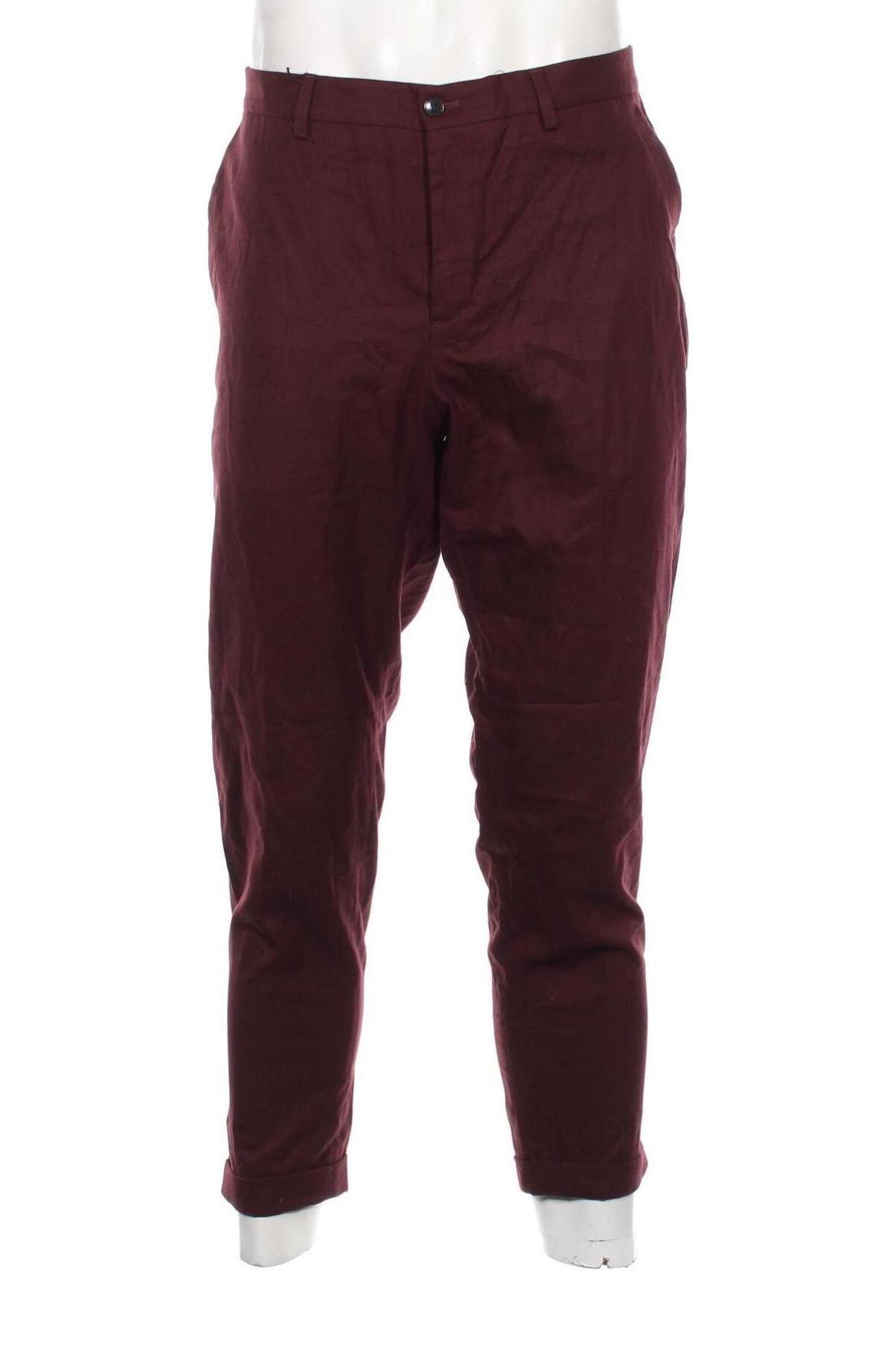 Herrenhose Zara, Größe L, Farbe Rot, Preis 18,99 €