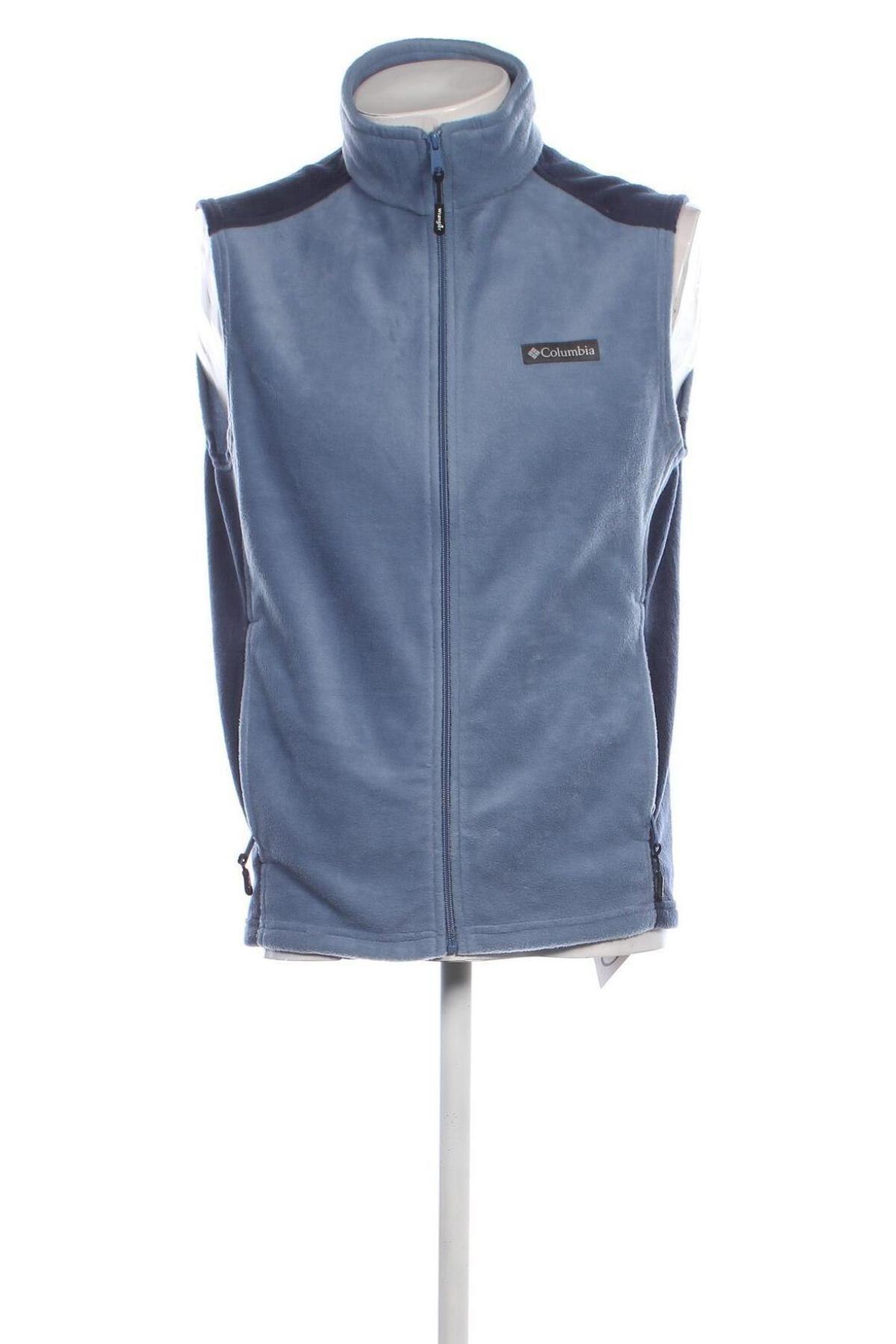 Ανδρικό fleece γιλέκο Columbia, Μέγεθος M, Χρώμα Μπλέ, Τιμή 38,99 €