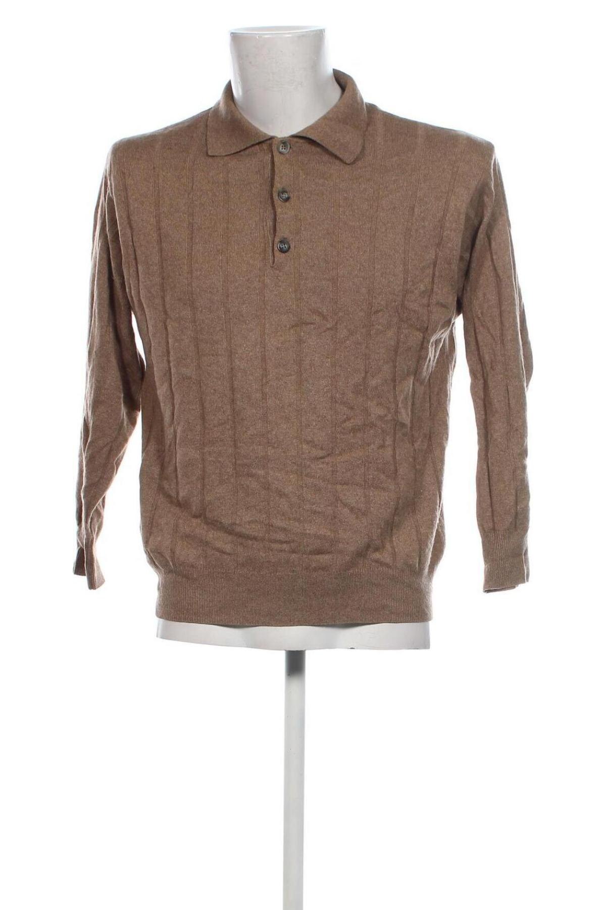 Herrenpullover, Größe M, Farbe Beige, Preis 14,99 €