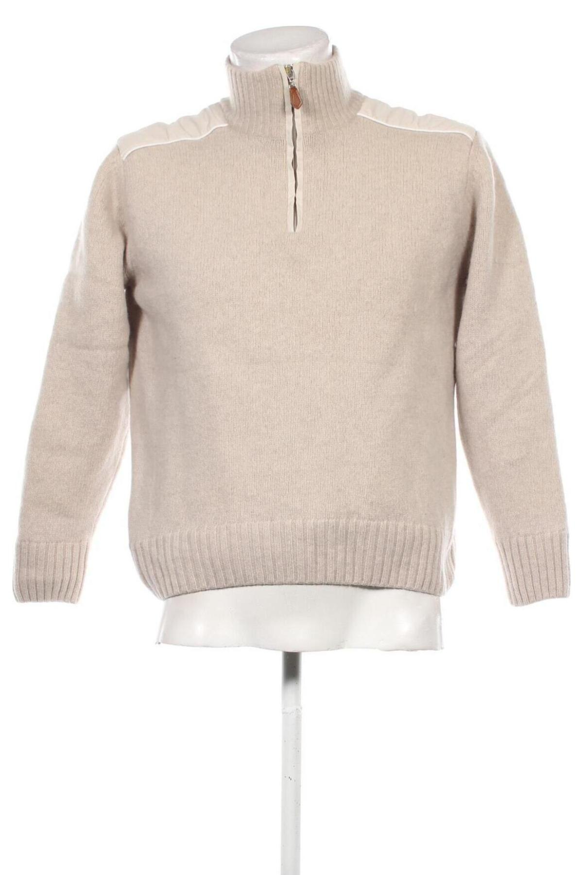 Herrenpullover, Größe M, Farbe Beige, Preis 14,99 €