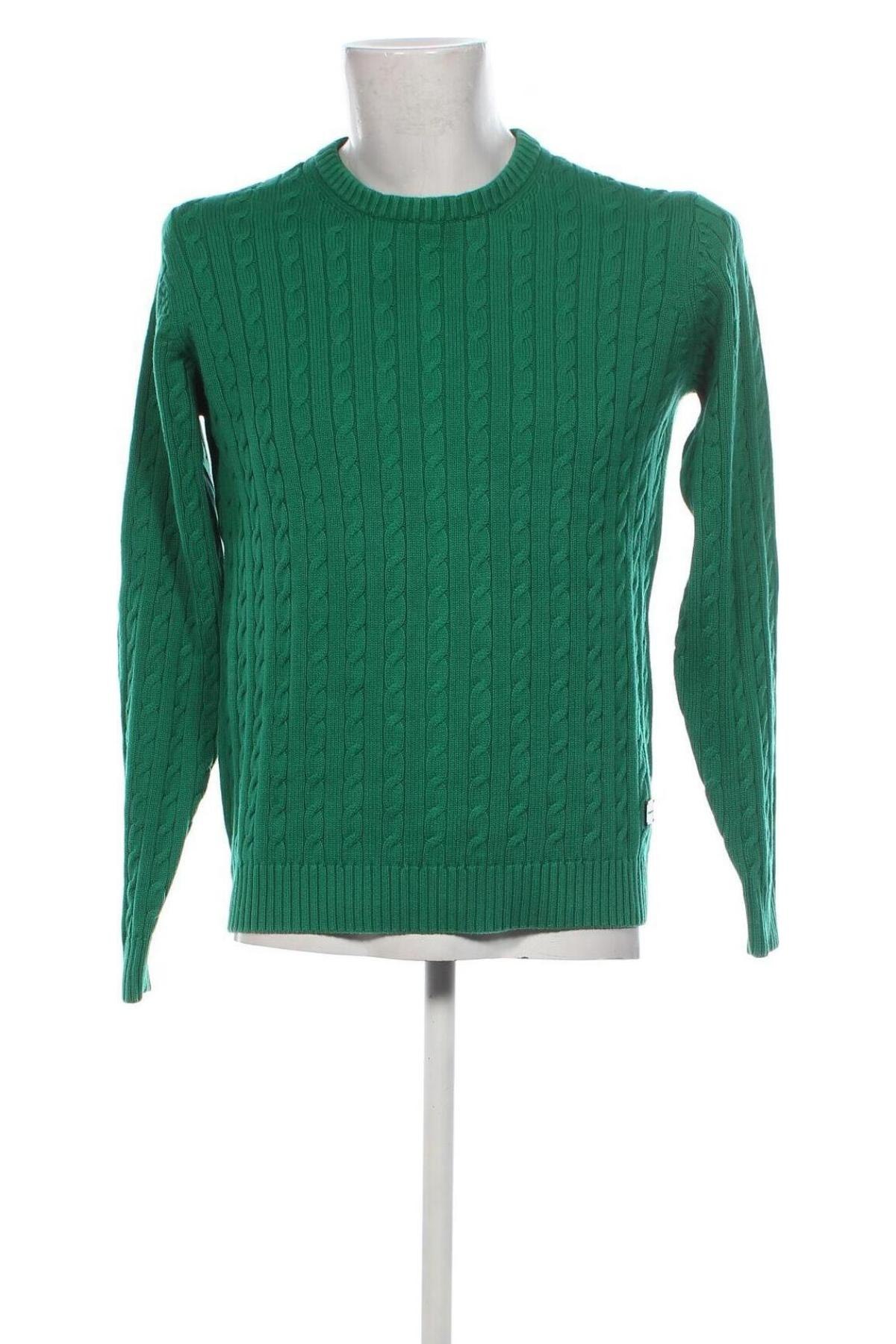 Herrenpullover, Größe M, Farbe Grün, Preis 21,05 €