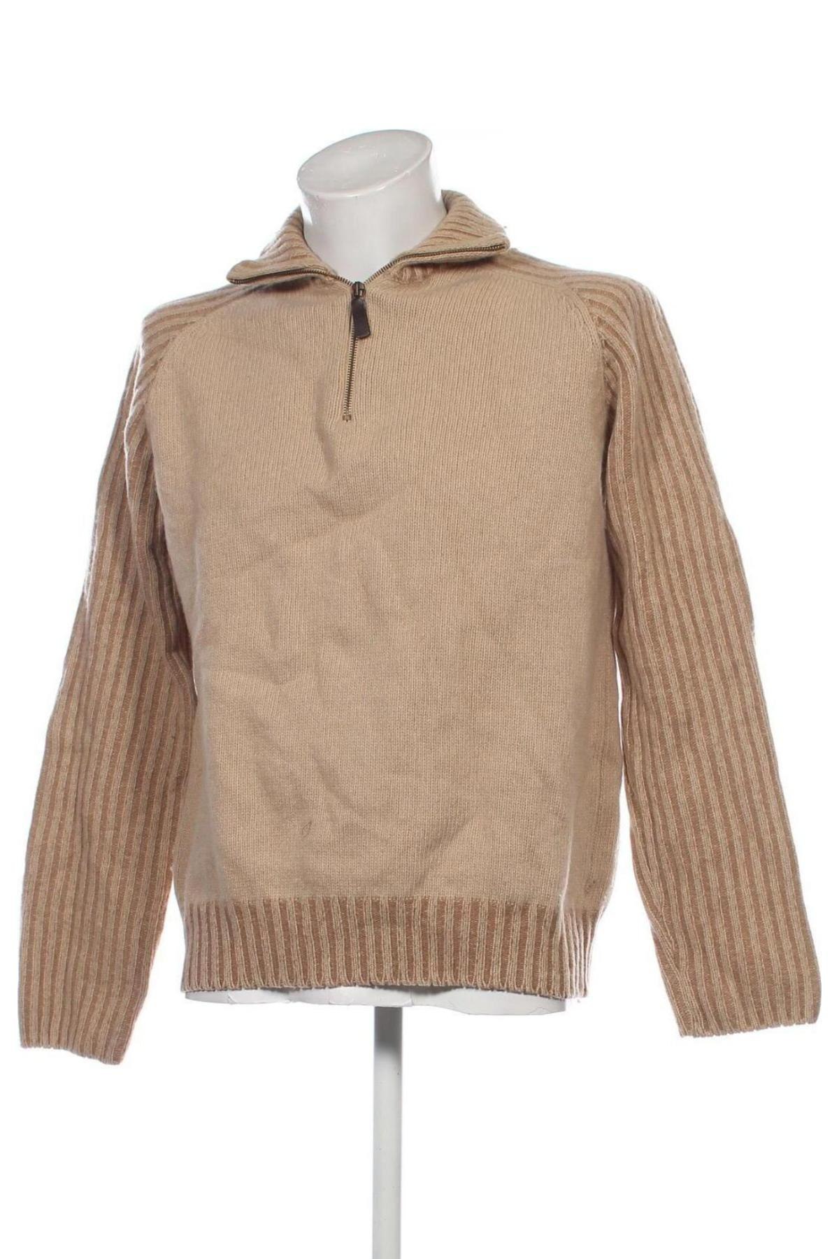 Herrenpullover, Größe M, Farbe Beige, Preis € 24,99