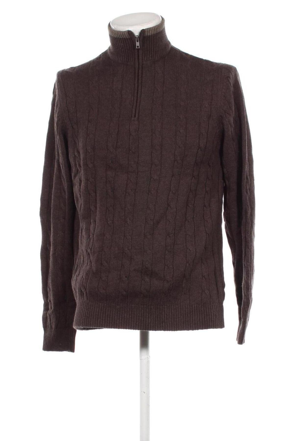 Herrenpullover Dressmann, Größe L, Farbe Braun, Preis € 20,99