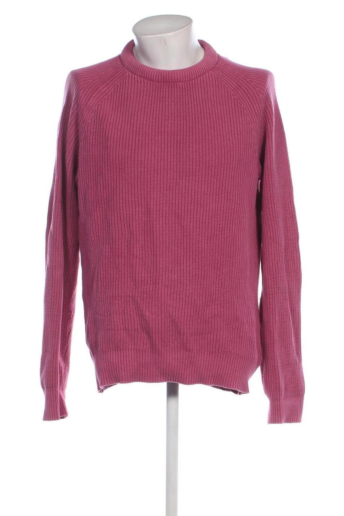 Herrenpullover H&M, Größe M, Farbe Rosa, Preis 14,99 €