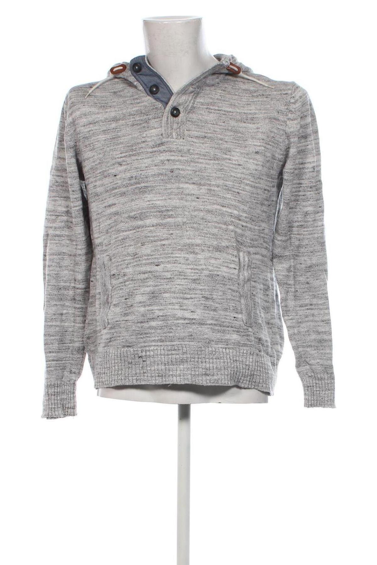 Męski sweter H&M L.O.G.G., Rozmiar L, Kolor Szary, Cena 111,99 zł