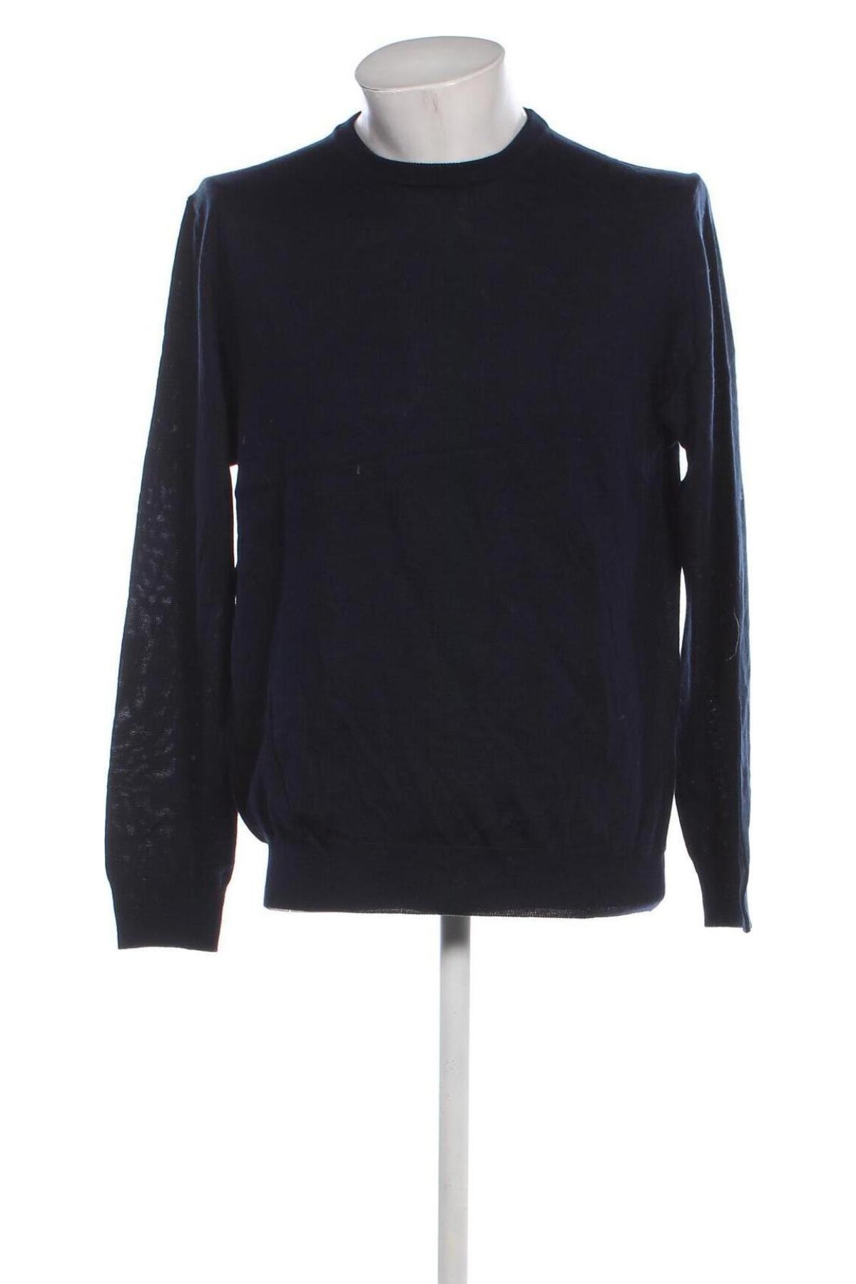 Herrenpullover Henson & Henson, Größe L, Farbe Blau, Preis 24,99 €