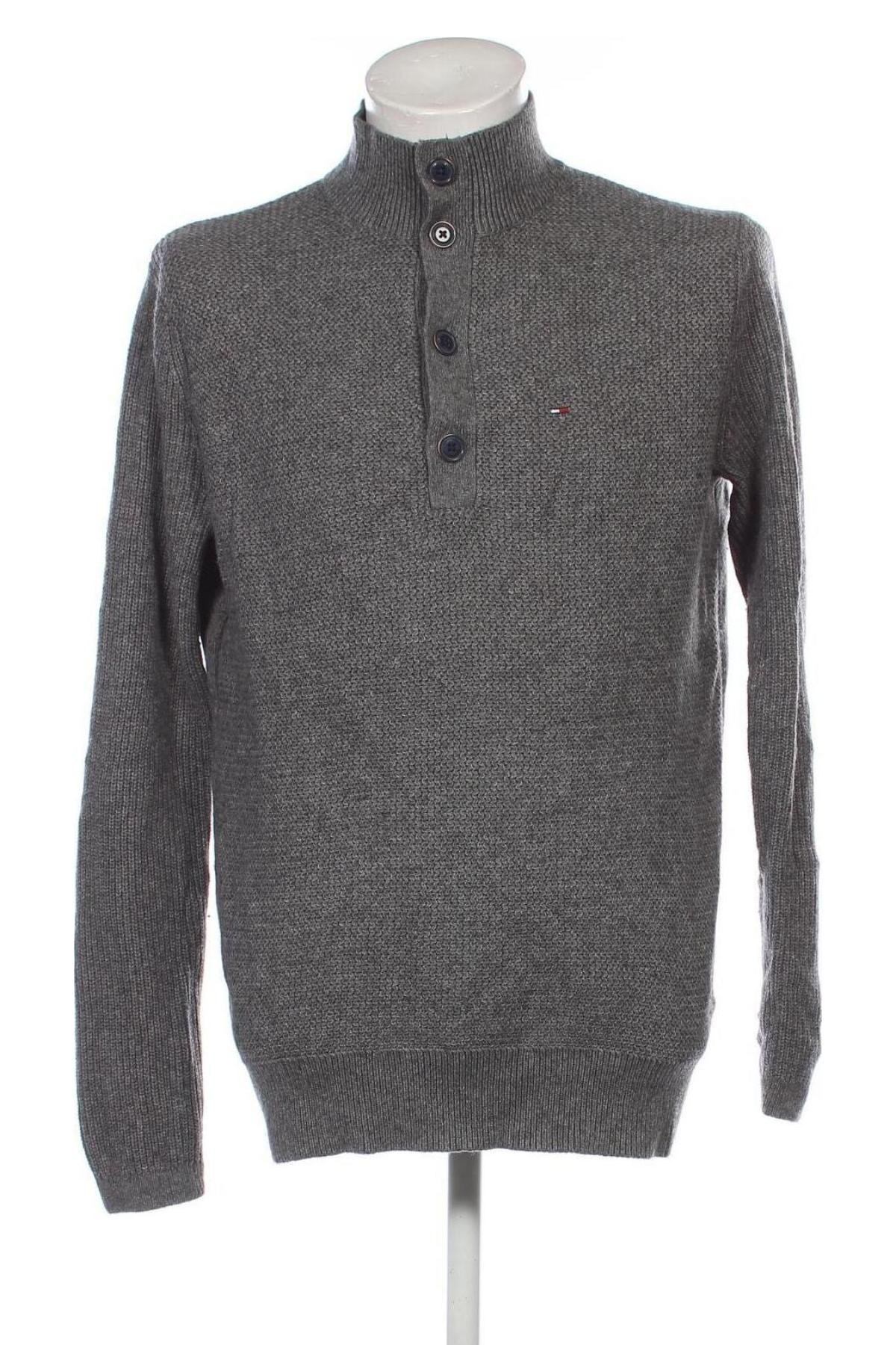 Herrenpullover Hilfiger Denim, Größe L, Farbe Grau, Preis € 71,99