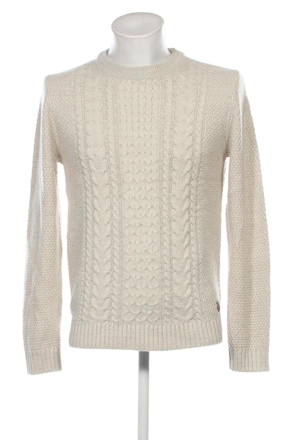 Herrenpullover Jack & Jones, Größe M, Farbe Beige, Preis € 28,99