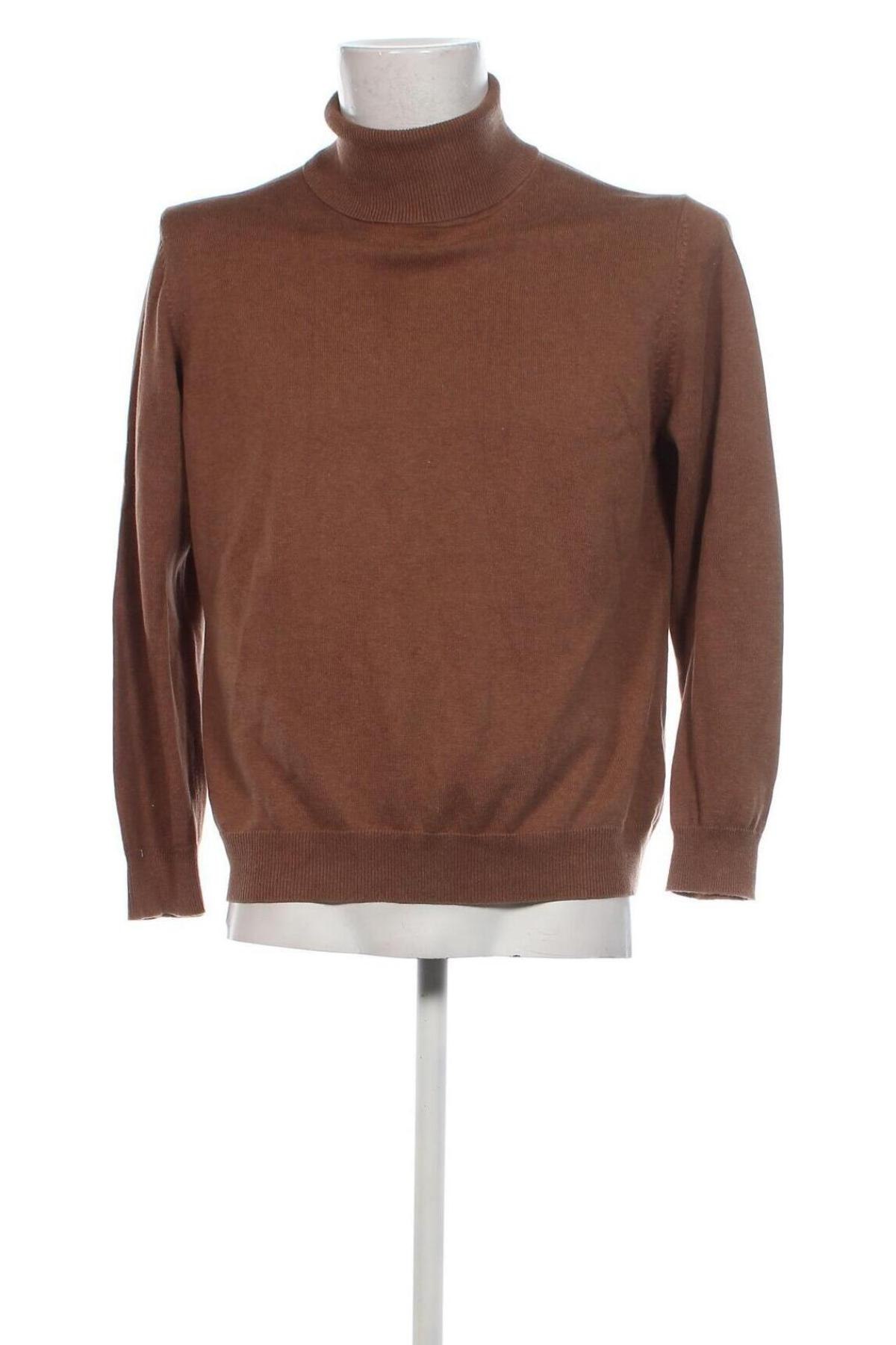 Herrenpullover Marco Pecci, Größe M, Farbe Braun, Preis 14,99 €