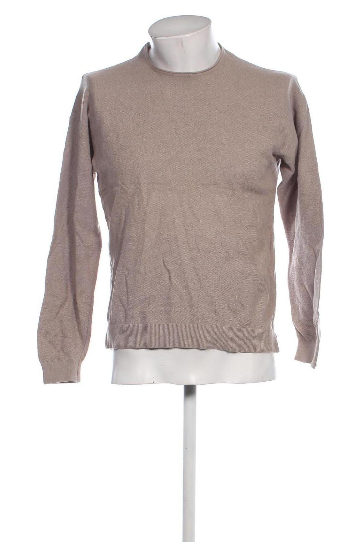 Męski sweter Massimo Dutti, Rozmiar M, Kolor Beżowy, Cena 198,99 zł