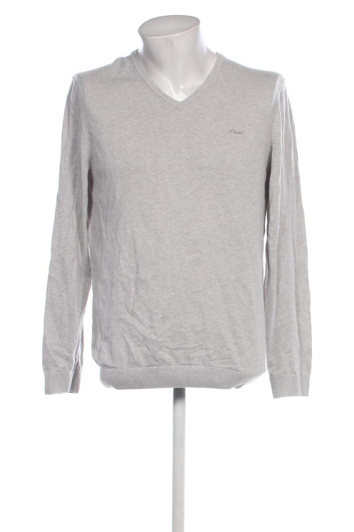 Herrenpullover S.Oliver, Größe L, Farbe Grau, Preis 33,99 €