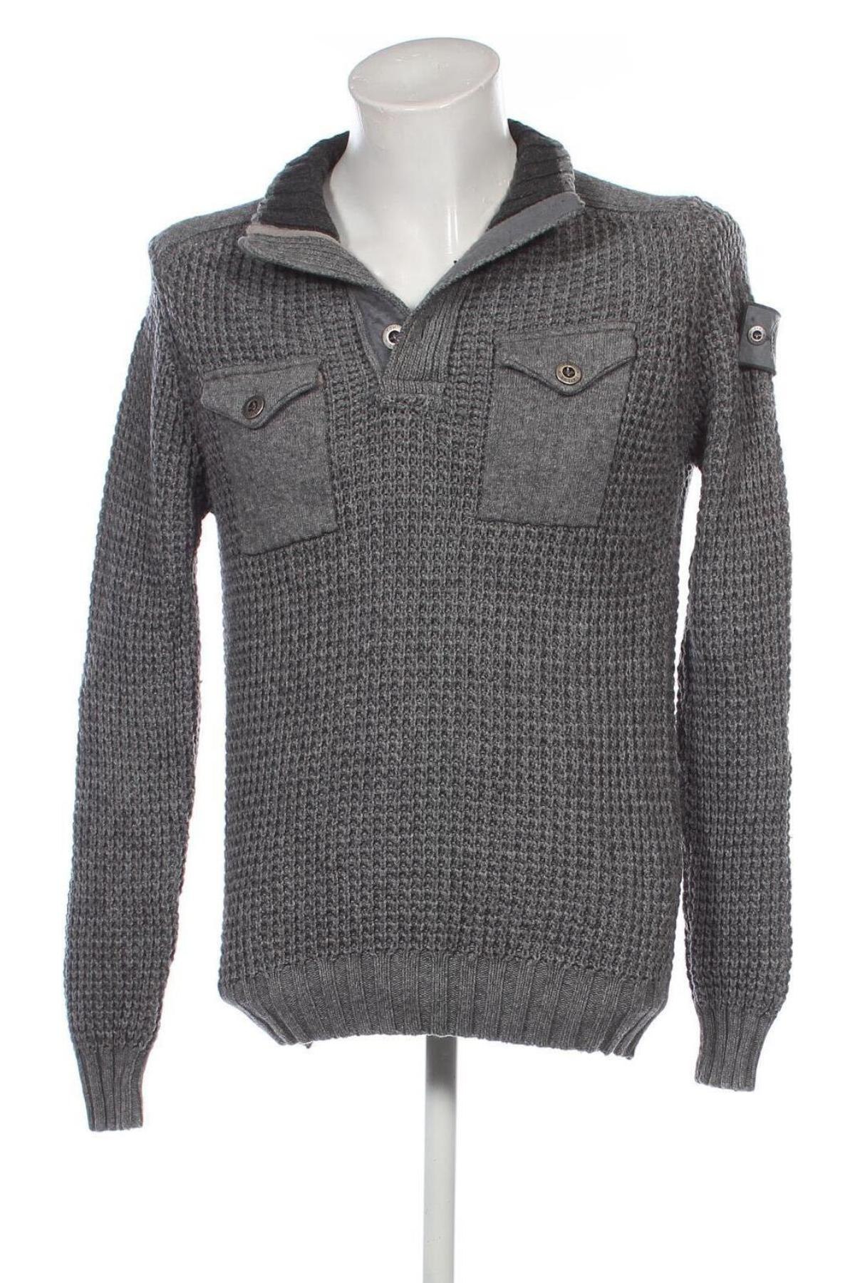 Herrenpullover Tom Tailor, Größe M, Farbe Grau, Preis € 33,99