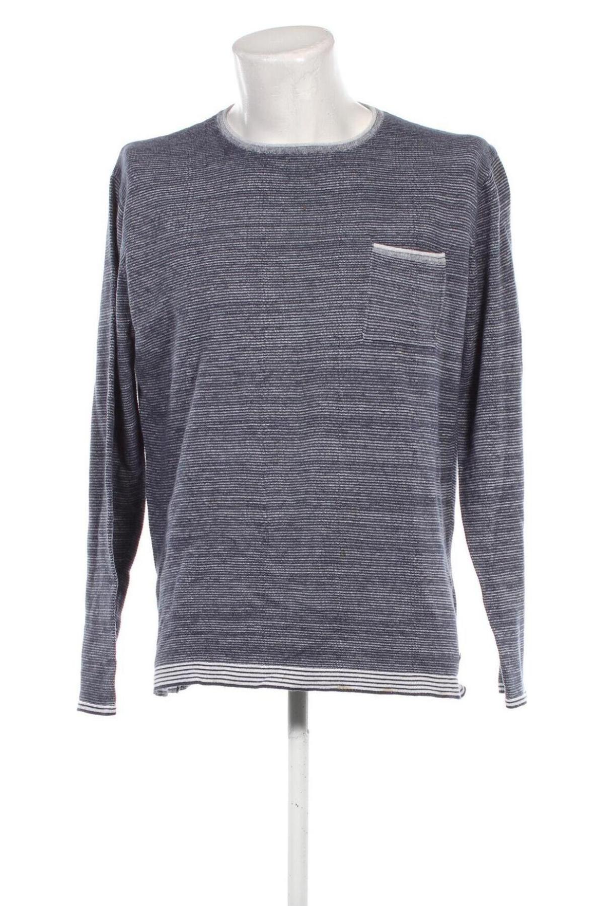 Herrenpullover Tom Tompson, Größe M, Farbe Blau, Preis 24,99 €