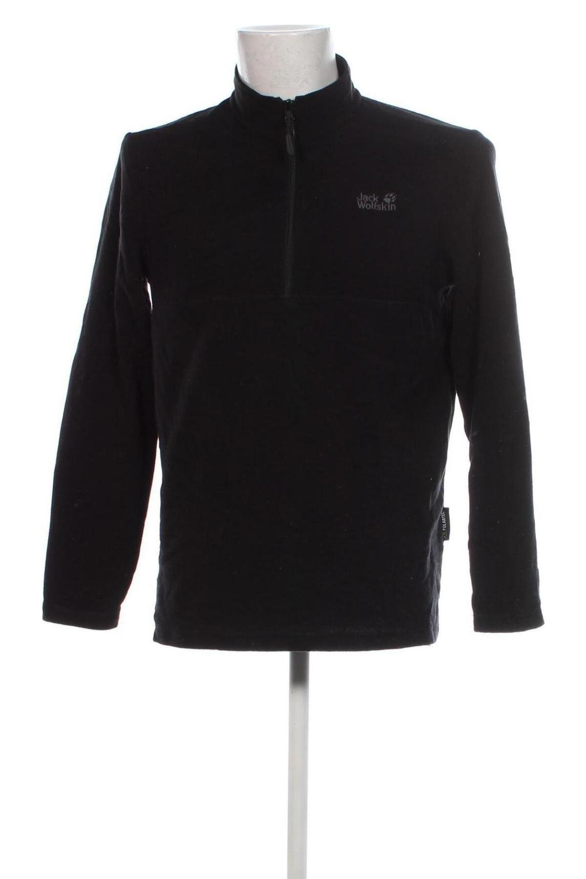 Herren Sweatshirt Jack Wolfskin, Größe M, Farbe Schwarz, Preis € 34,99