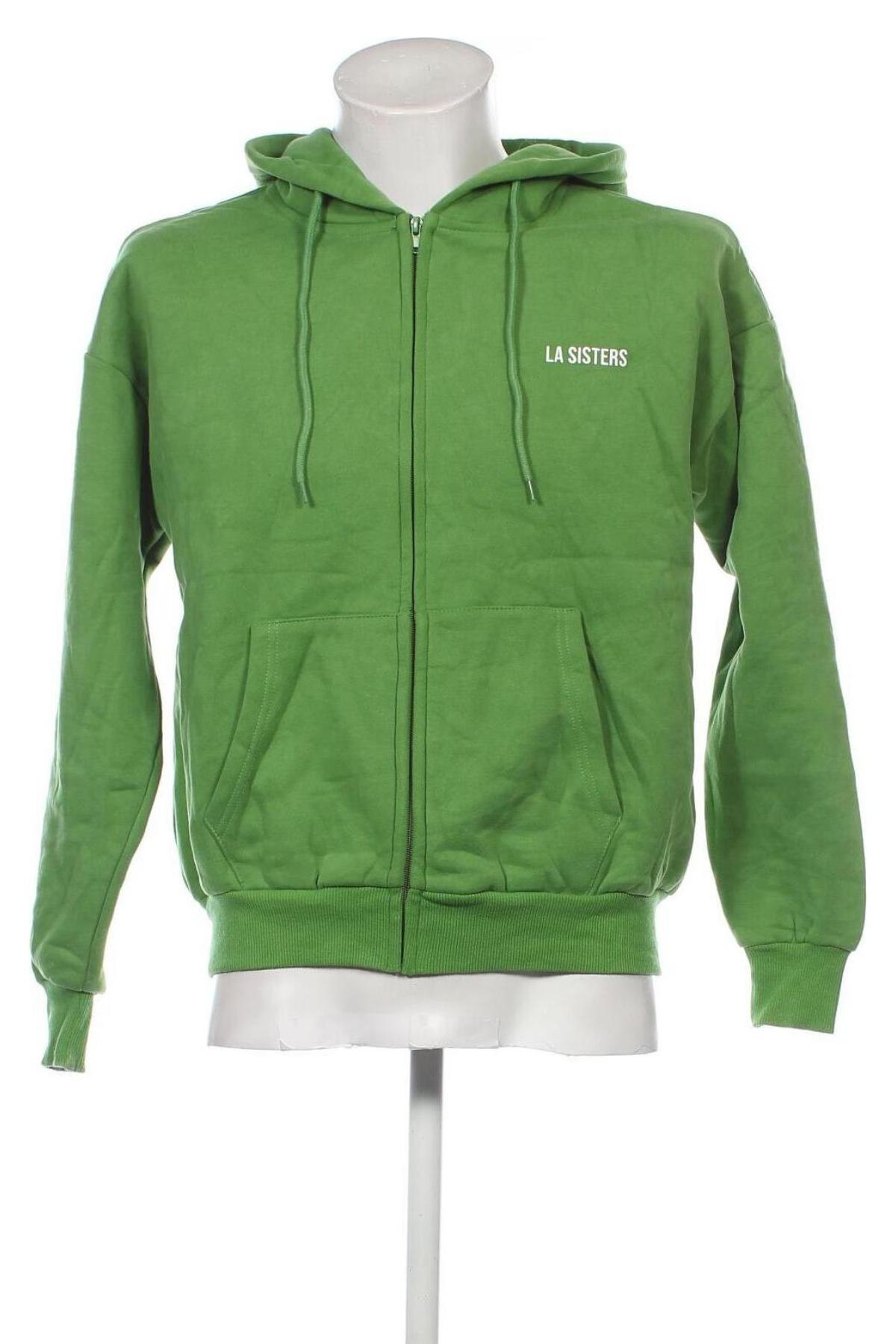 Herren Sweatshirt LA Sisters, Größe XS, Farbe Grün, Preis 19,49 €