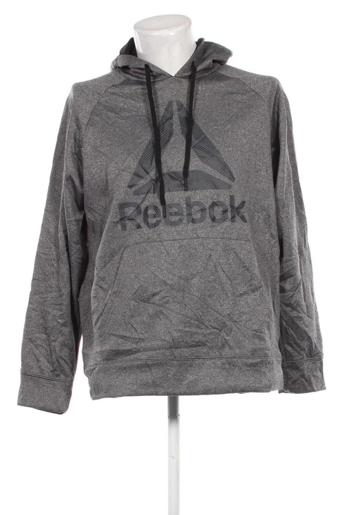 Ανδρικό φούτερ Reebok, Μέγεθος L, Χρώμα Γκρί, Τιμή 34,49 €