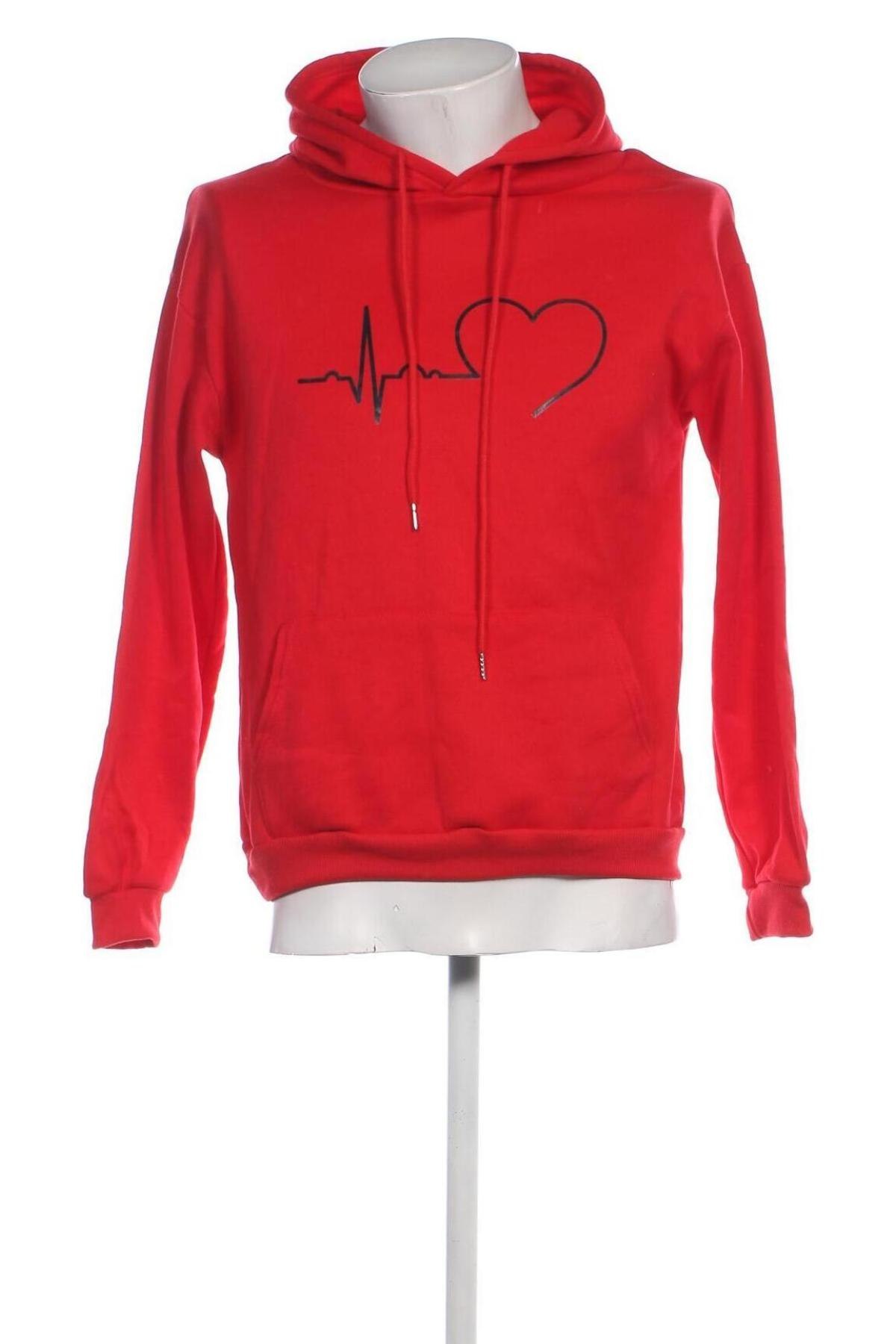 Herren Sweatshirt SHEIN, Größe M, Farbe Rot, Preis 27,49 €