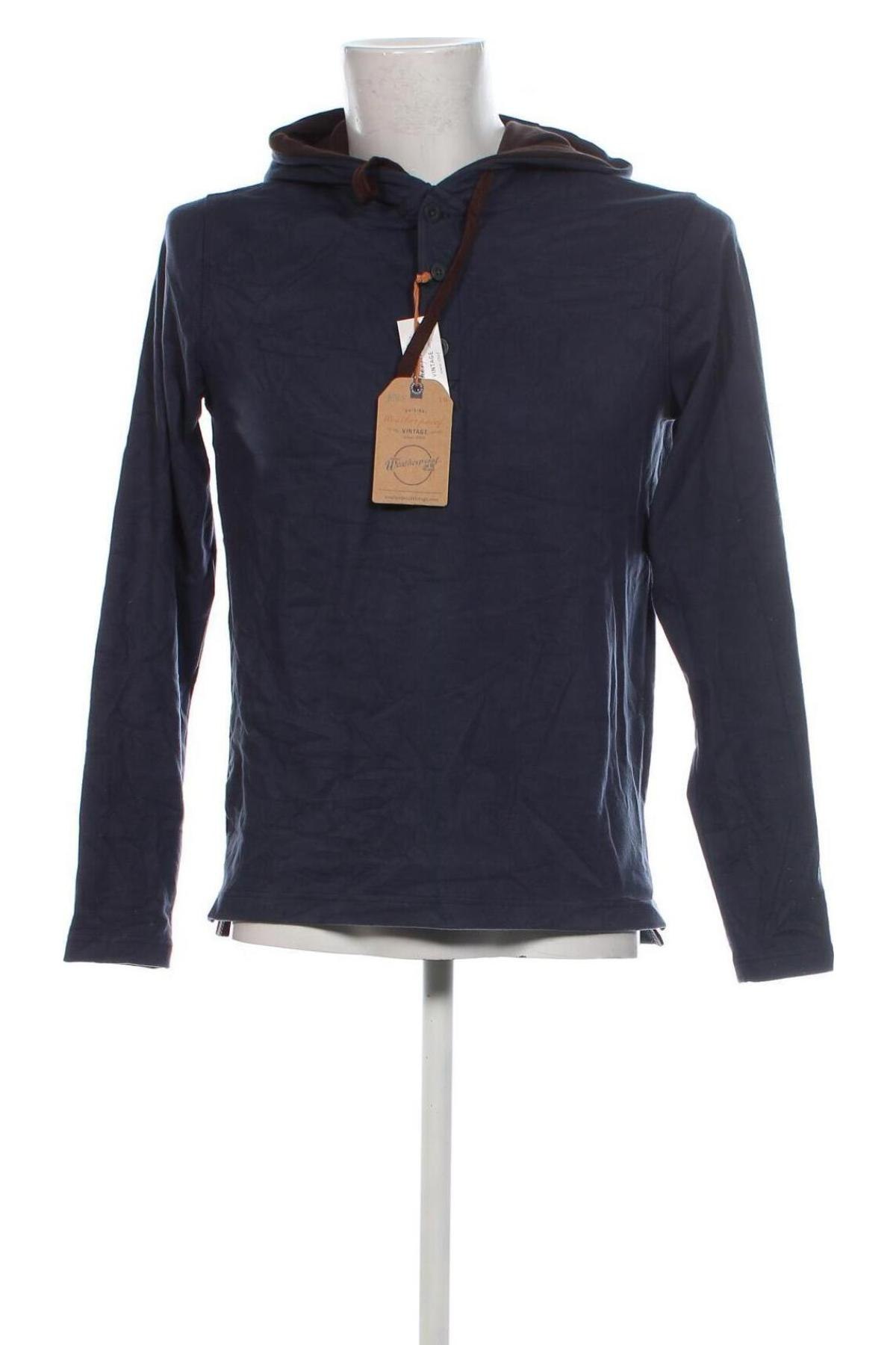 Herren Sweatshirt Weatherproof, Größe S, Farbe Blau, Preis 64,99 €