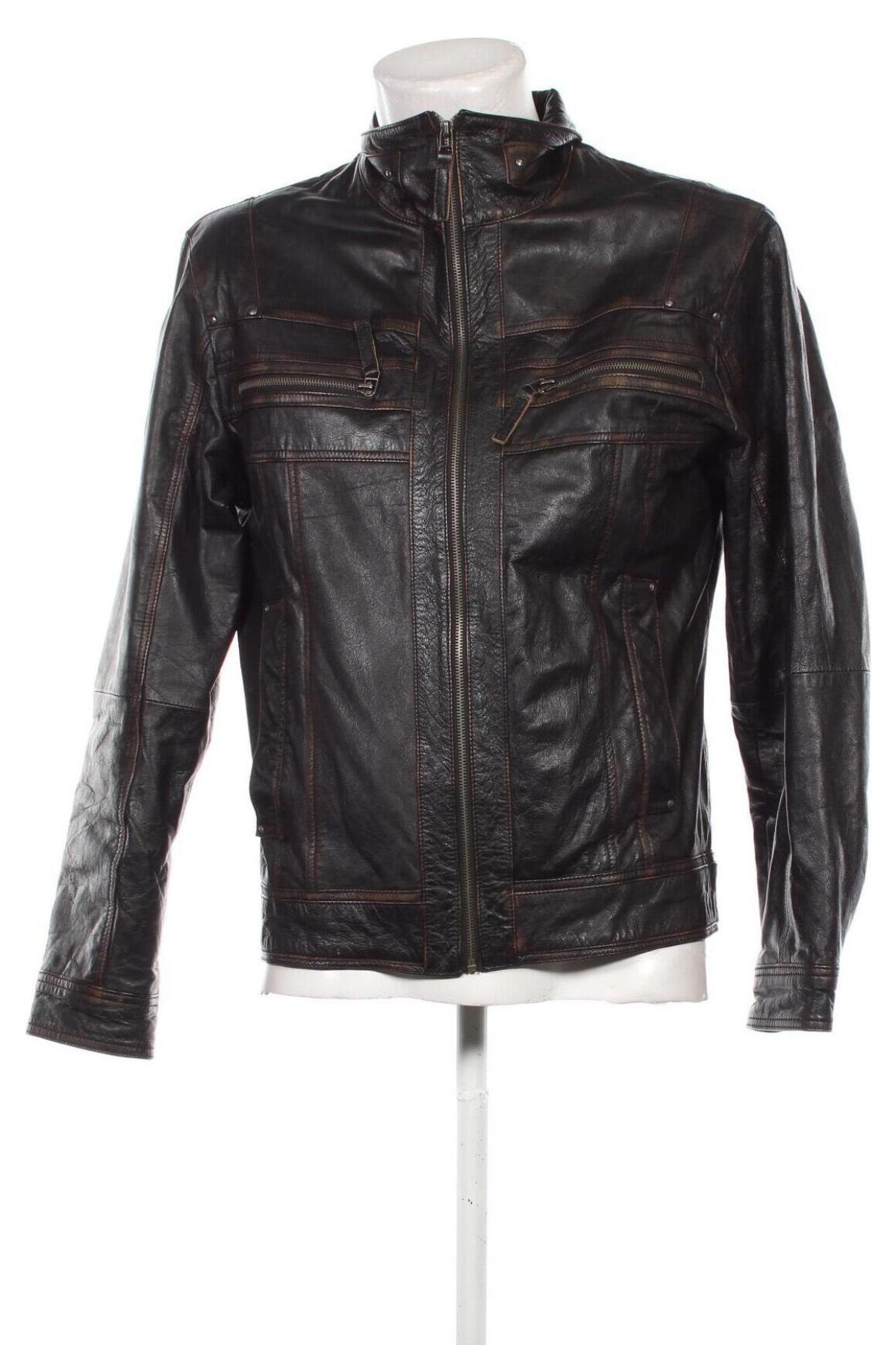 Herren Lederjacke, Größe M, Farbe Schwarz, Preis € 54,74