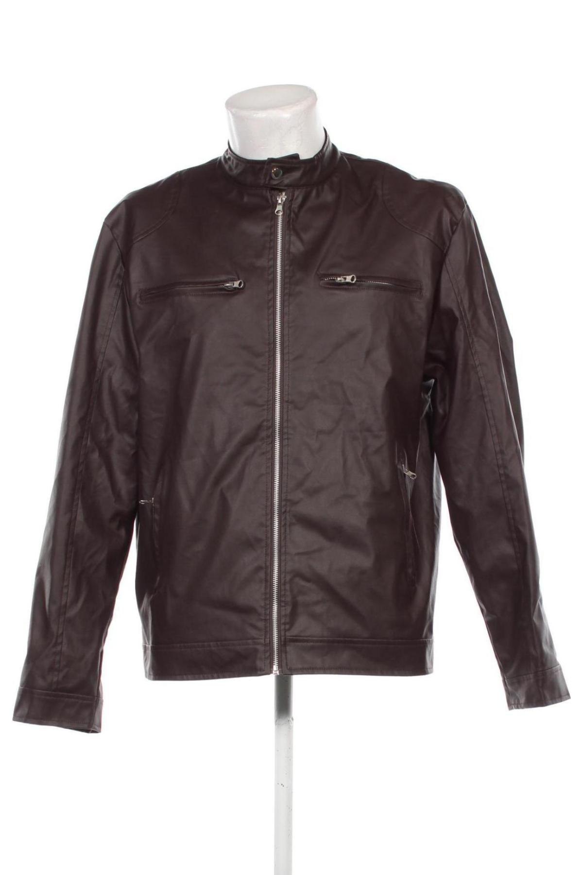 Herren Lederjacke, Größe L, Farbe Braun, Preis € 25,99