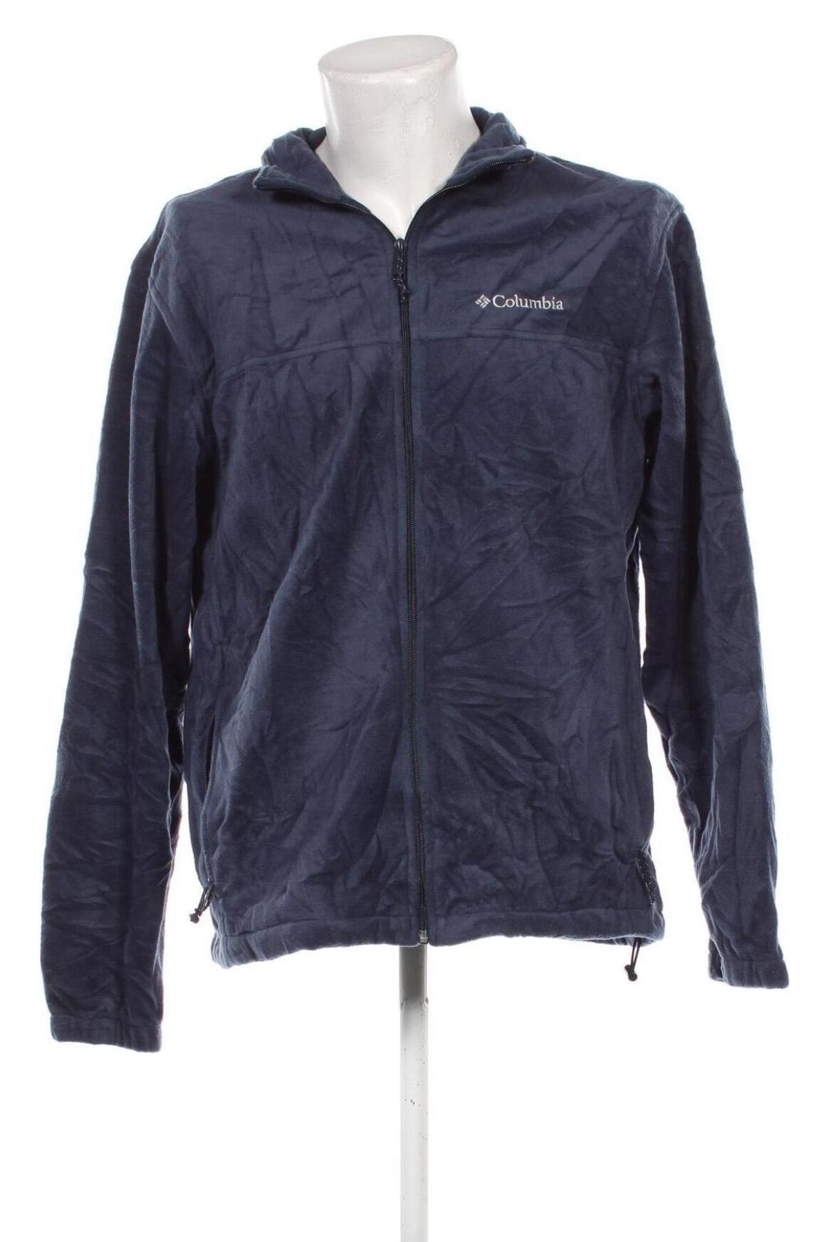 Ανδρική ζακέτα fleece Columbia, Μέγεθος L, Χρώμα Μπλέ, Τιμή 28,99 €