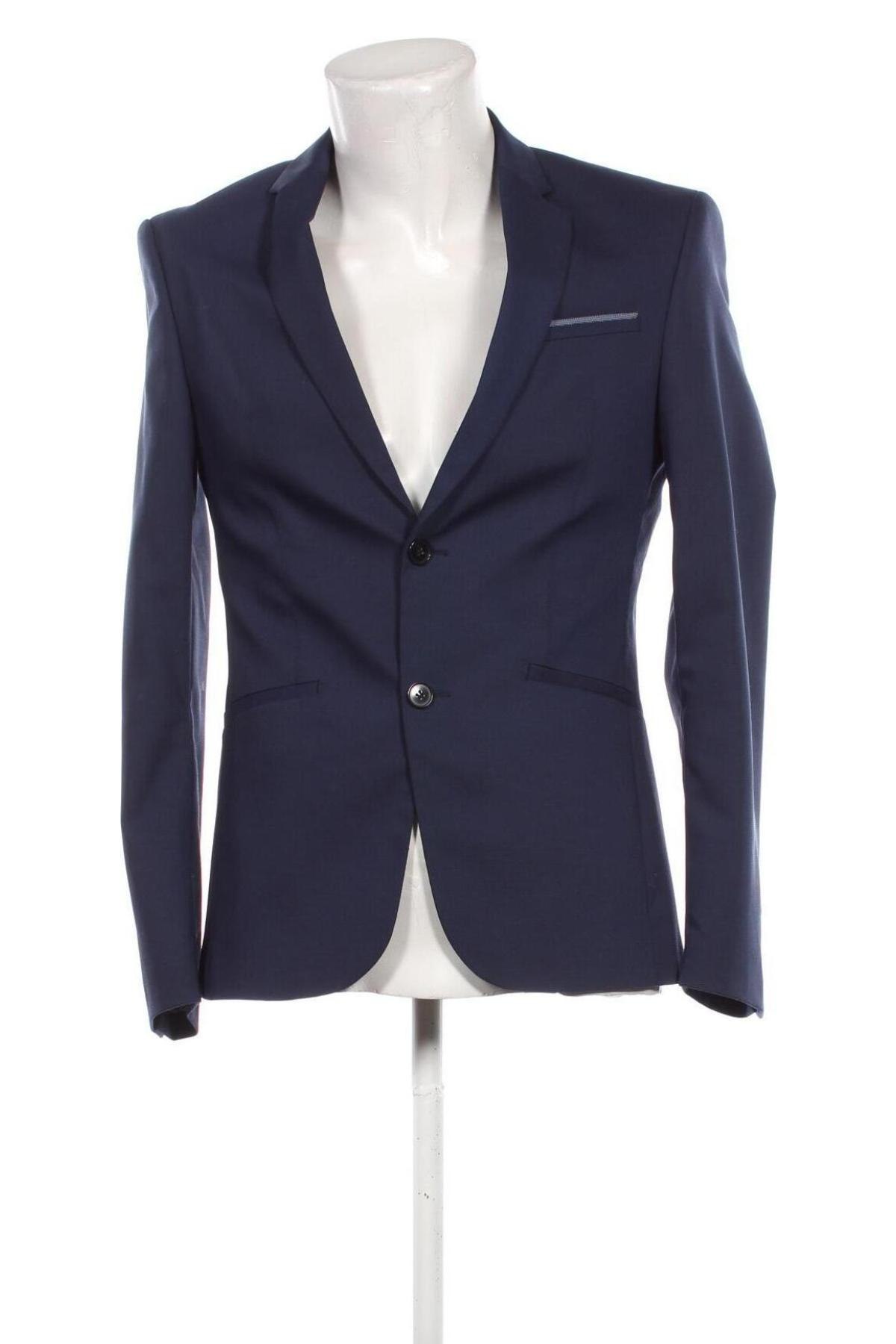 Herren Sakko Zara Man, Größe S, Farbe Blau, Preis € 28,04