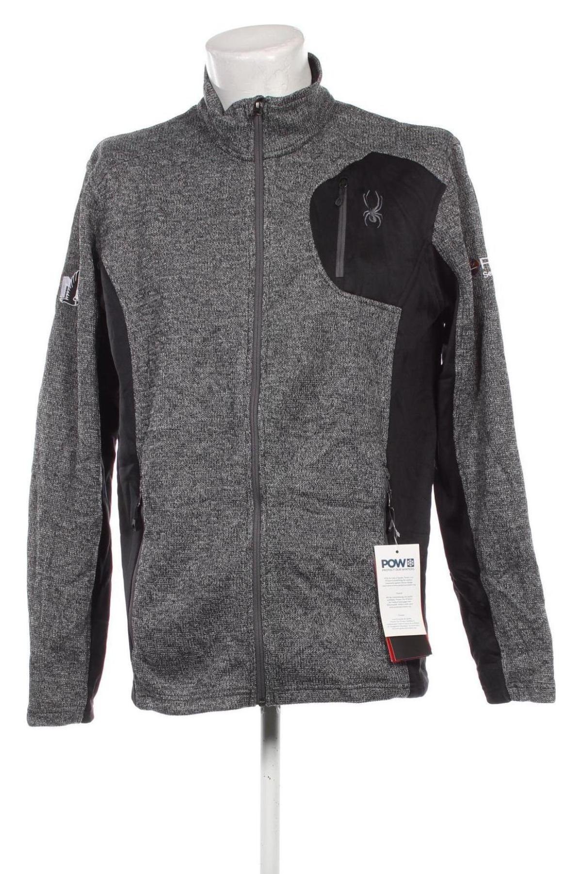 Herren Sportoberteil Spyder, Größe XL, Farbe Grau, Preis 112,49 €